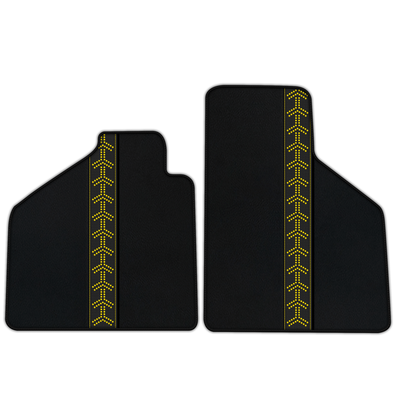 Dopasowane skórzane Dywaniki samochodowe z wzorem AW19 dla Lamborghini Diablo (1990-2001)