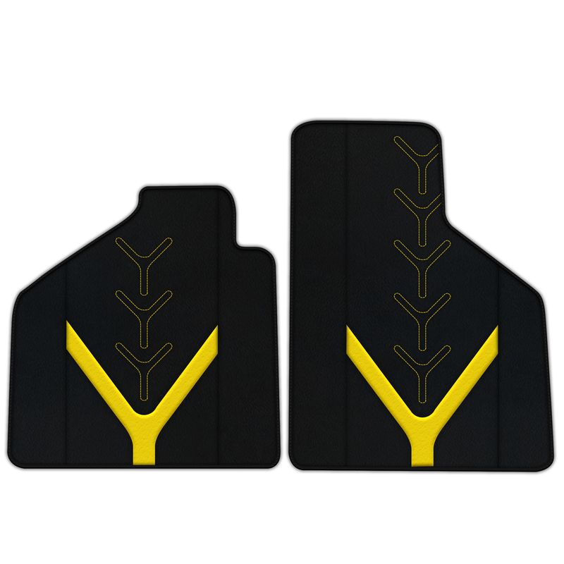 Customizable Leather Floor Mats with AW25 Pattern for Lamborghini Diablo (1990-2001)