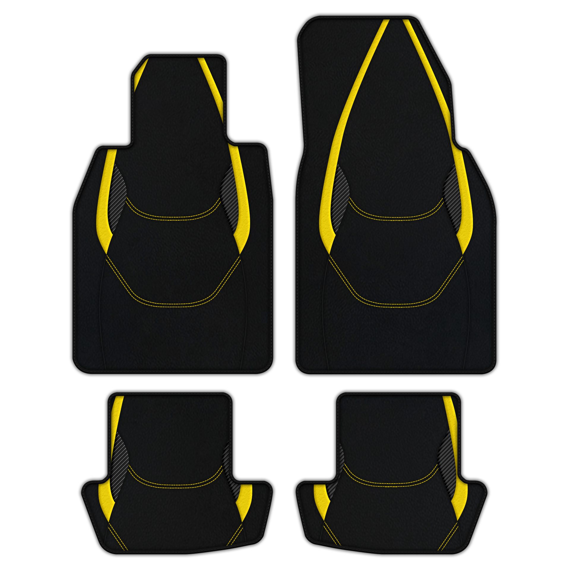 Custom Stylish Leather Floor Mats for Porsche 911 - 992 (2019-2026)