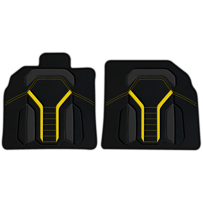 Customizable Leather Floor Mats with AW47 Pattern for Lamborghini Sian (2020-2022)
