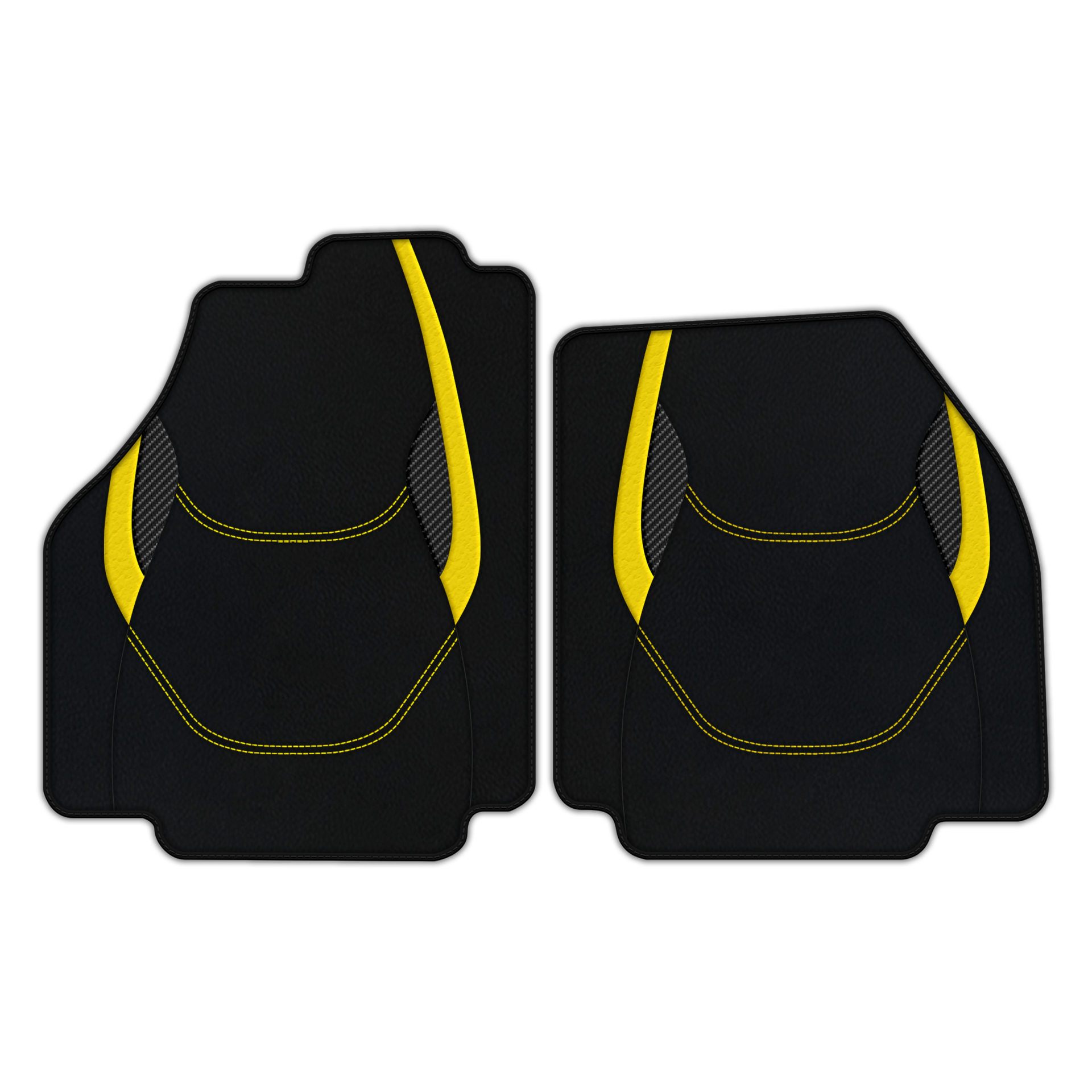 Customizable Leather Floor Mats for Ferrari 488 GTB - AW23 Pattern