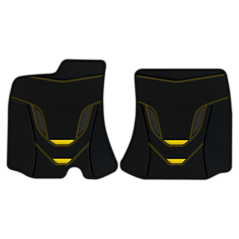 Customizable Leather Floor Mats with AW46 Pattern for Ferrari Roma (2021-2024)