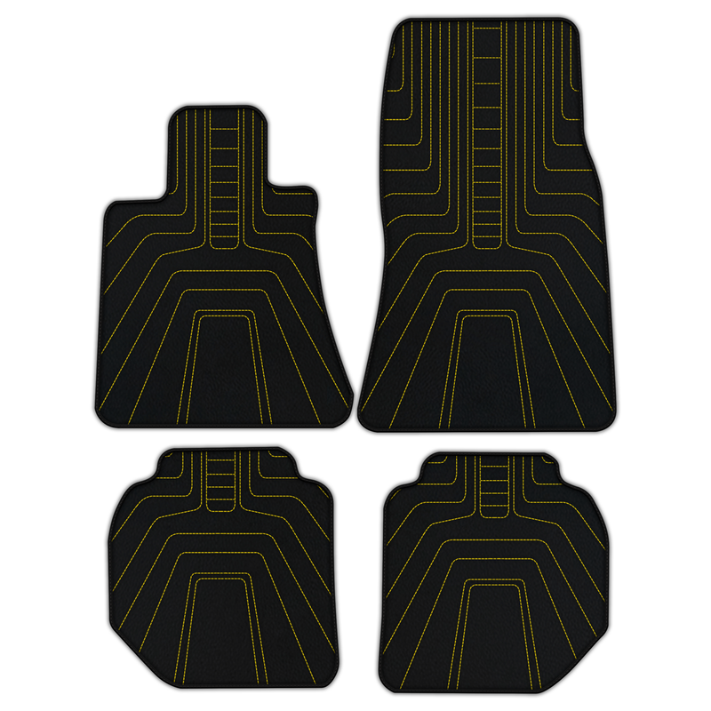 Customizable Leather Floor Mats with AW12 Pattern for Rolls Royce Ghost Series II (2021-2024)