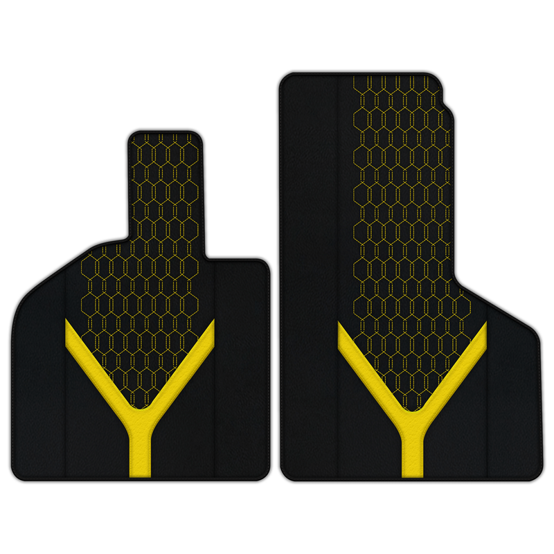 Customizable Leather Floor Mats with AW26 Pattern for Lamborghini Huracan STO (2021-2024)