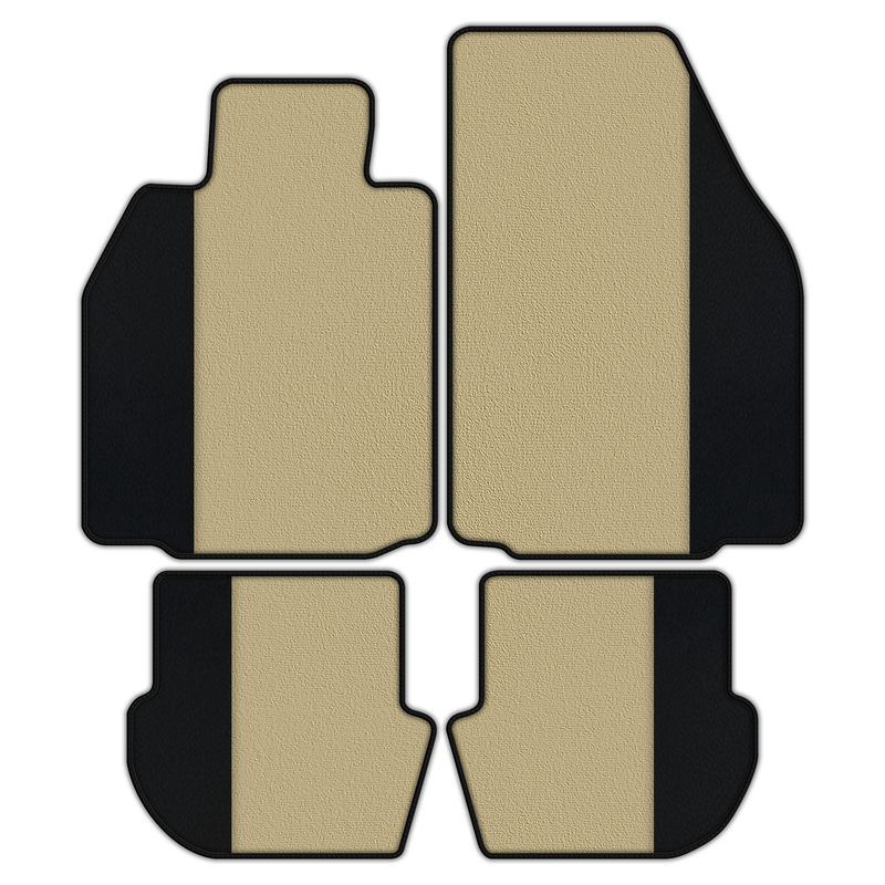 Customizable Floor Mats From Carpet With Leather for Porsche 911 - 997 (2004-2012)