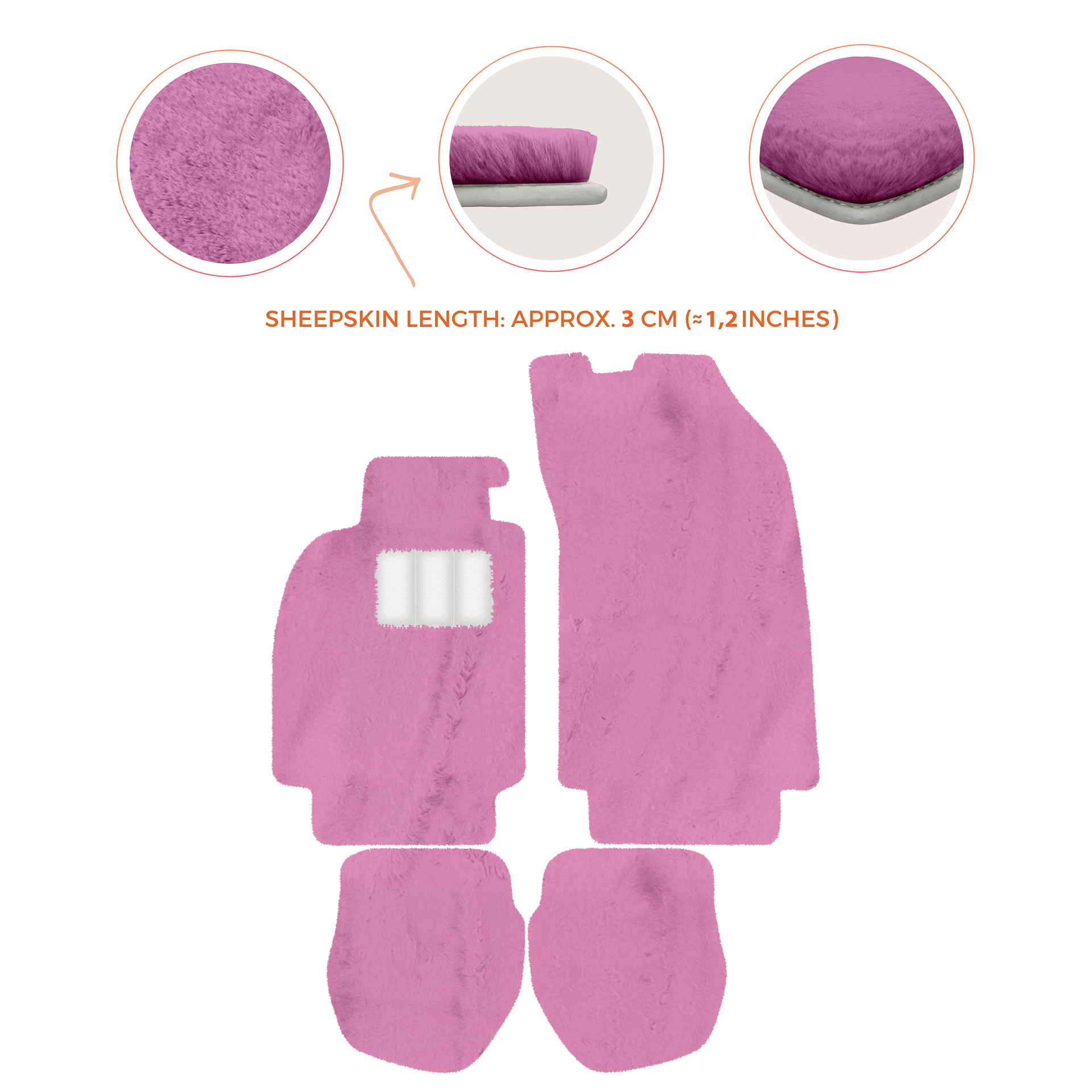 Customizable Leather Floor Mats with Hex Pattern for Porsche 964 (1989-1994) - AutoWin