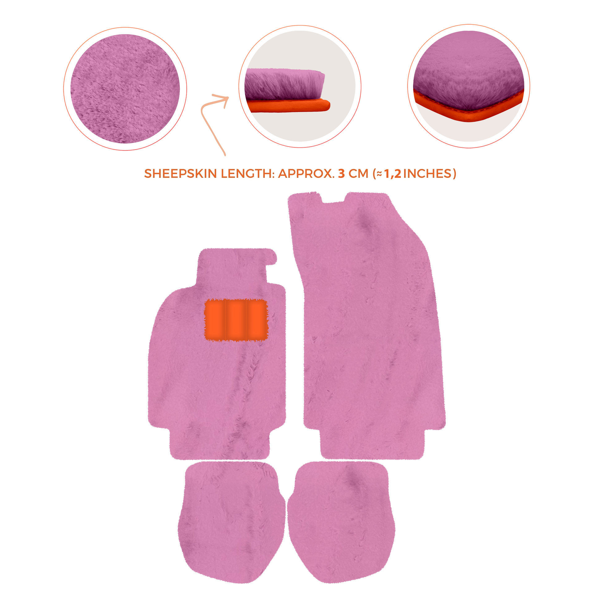 Customizable Leather Floor Mats with Hex Pattern for Porsche 964 (1989-1994) - AutoWin