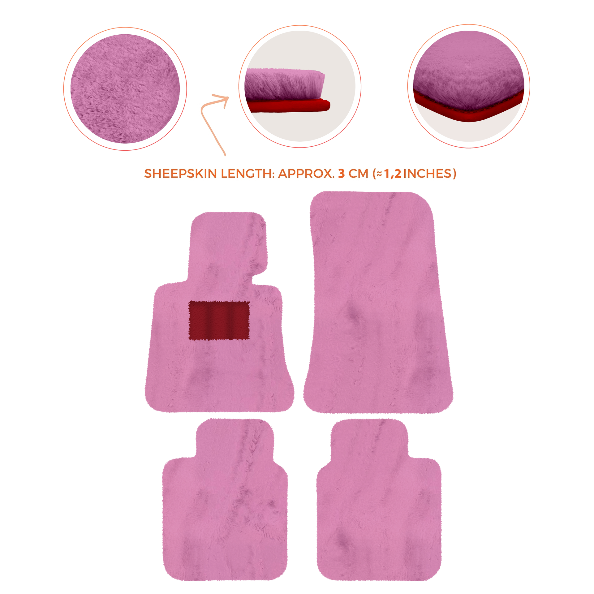 Luxury Sheepskin Floor Mats for Rolls-Royce Ghost Series I (2010-2014)