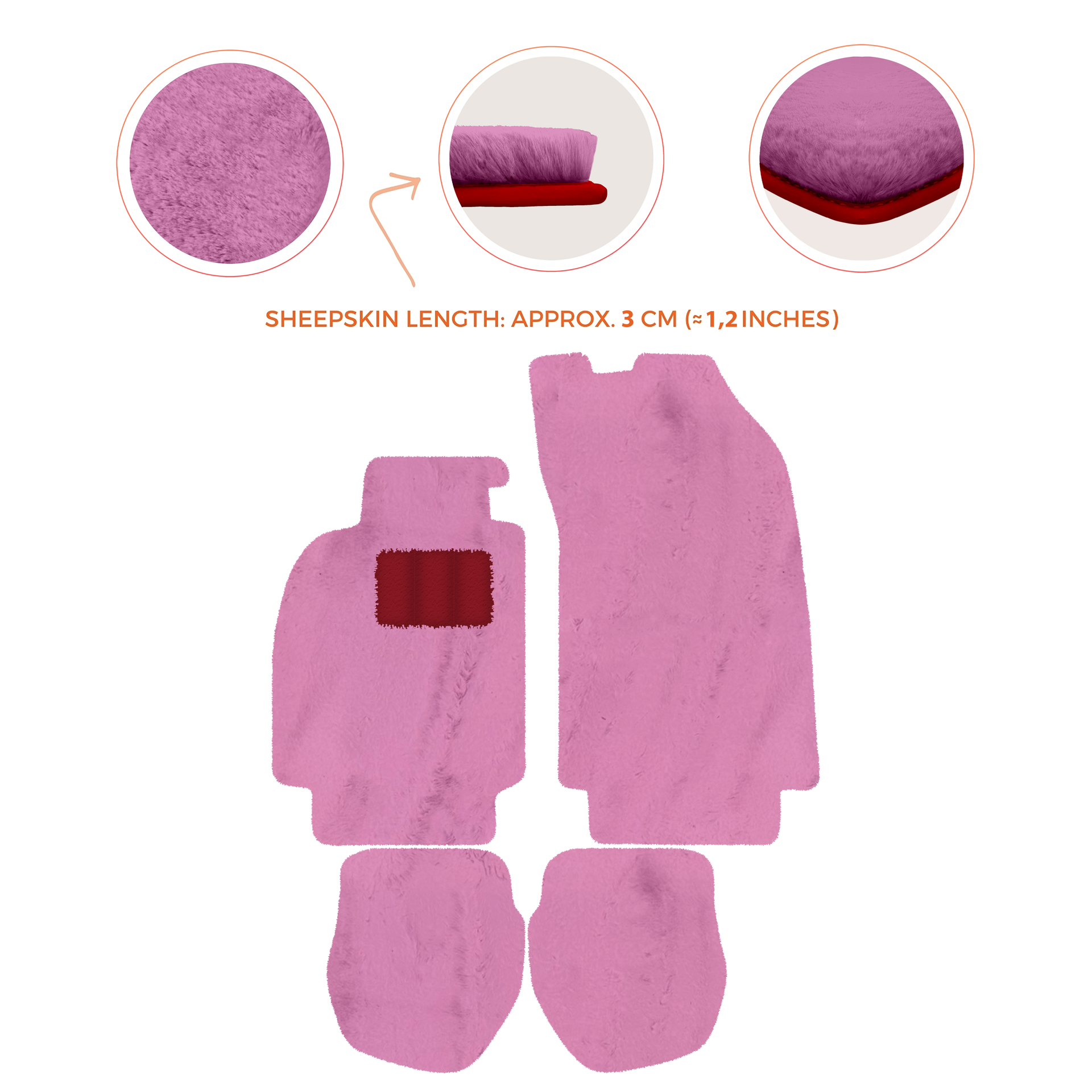 Customizable Leather Floor Mats with Hex Pattern for Porsche 964 (1989-1994) - AutoWin