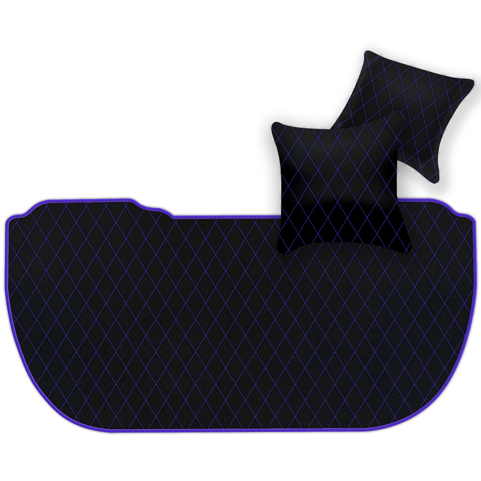 Black Leather Floor Mats for Bentley Mulsanne (2010-2020) | AW1 Design