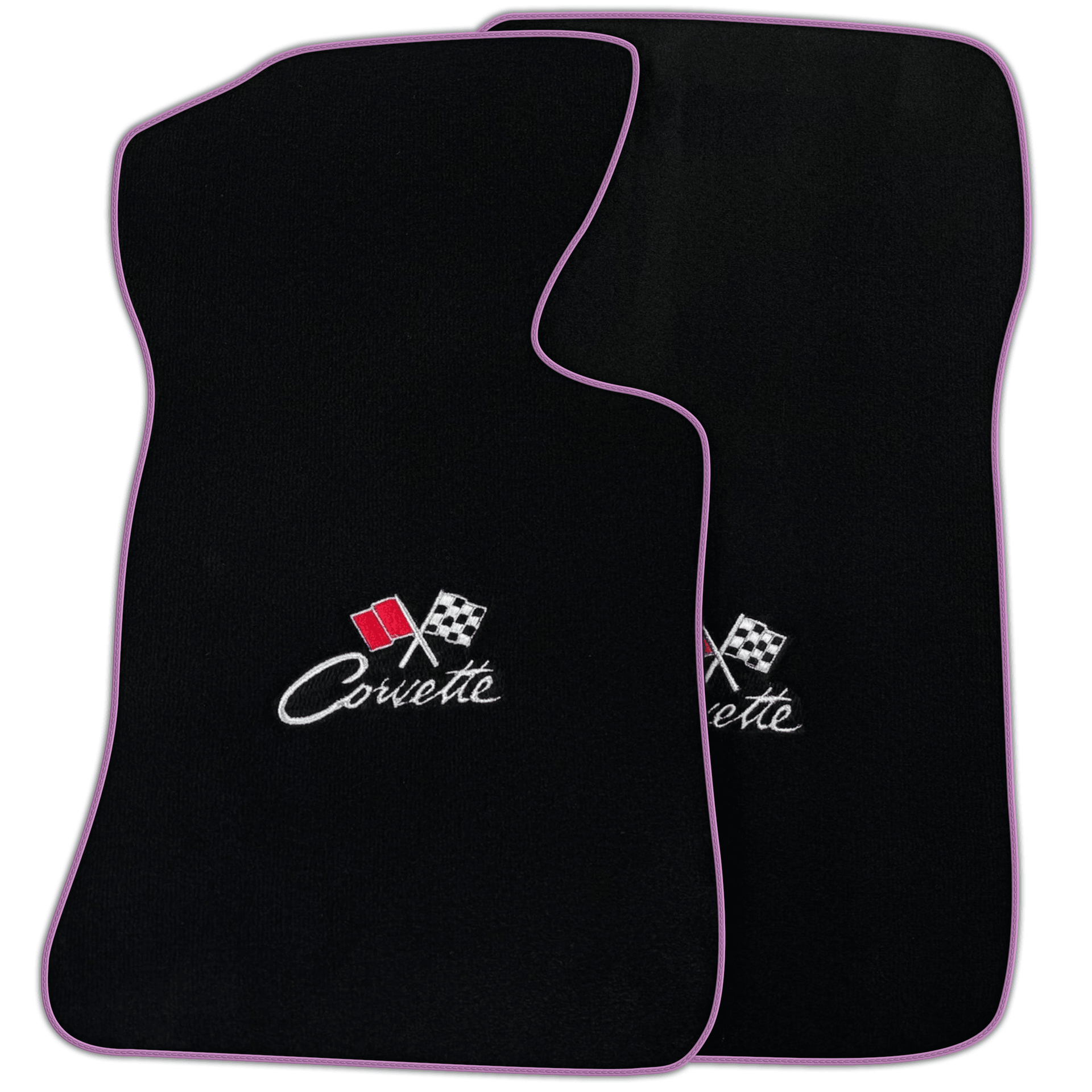 Black Floor Mats for Chevrolet Corvette C2 (1963-1967) | Various Trim Colors