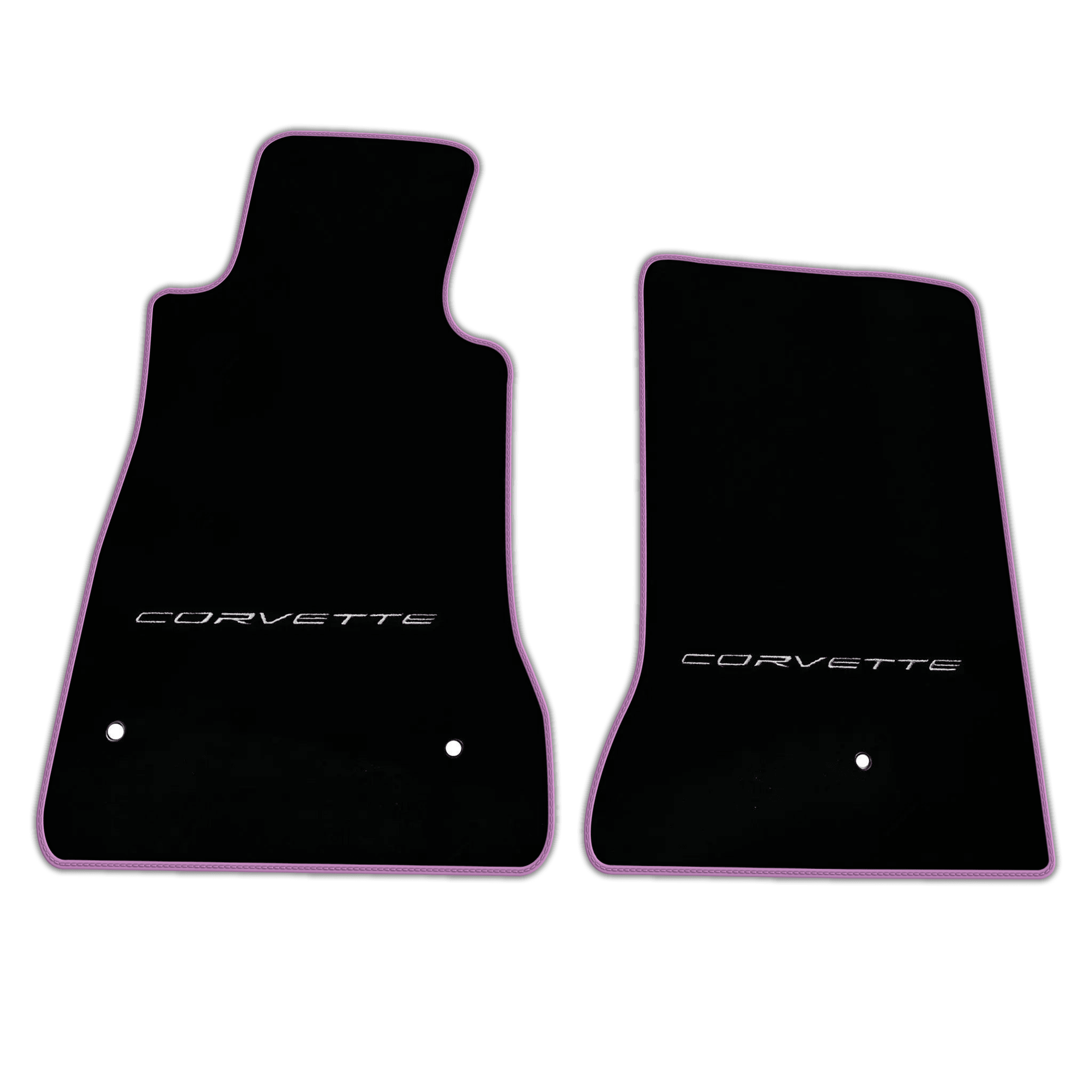 Black Floor Mats for Chevrolet Corvette C6 (2005-2013) | Various Trim Colors
