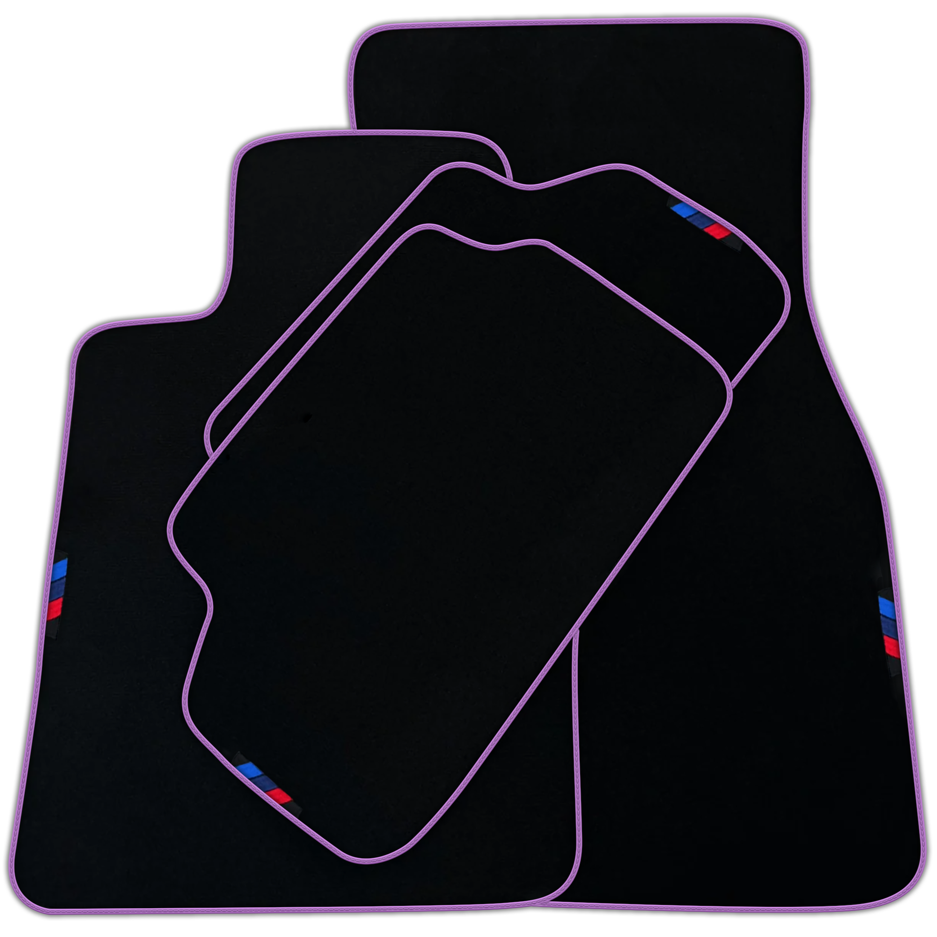 Black Floor Mats For BMW X6 Series E71 | Black Trim | Various Trim Colors
