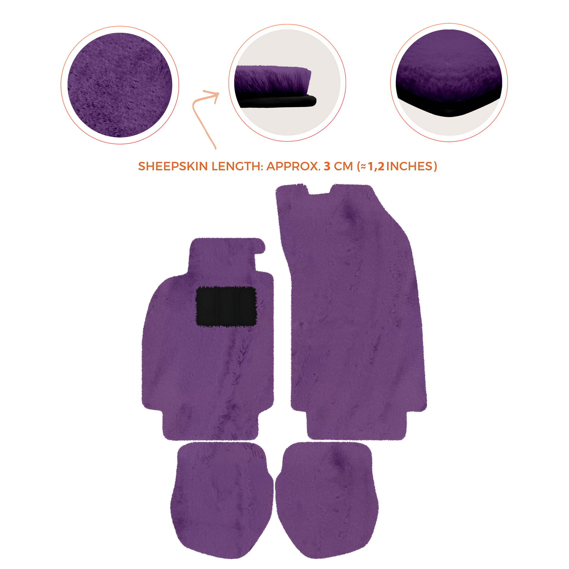 Customizable Leather Floor Mats with Hex Pattern for Porsche 964 (1989-1994) - AutoWin