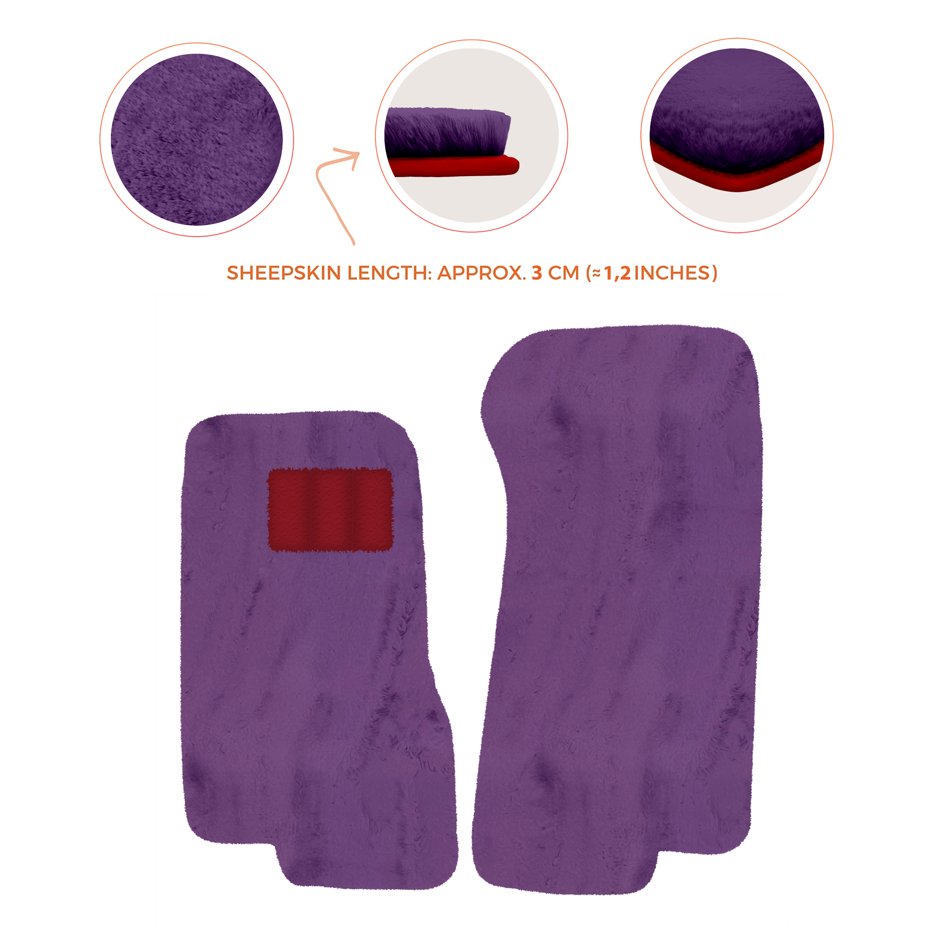 Luxury Sheepskin Floor Mats for Aston Martin V8 Coupe Special Volante (96-03)