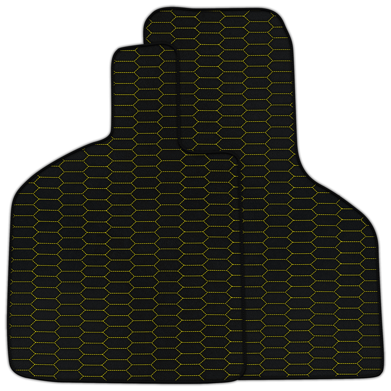 Customizable Leather Floor Mats with Raptor Hex Pattern for Lamborghini Huracan STO (2021-2024)