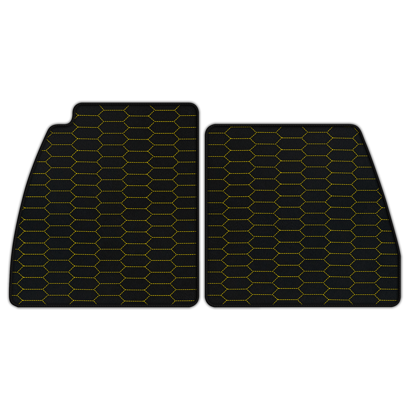 Customizable Leather Floor Mats with Raptor Hex Pattern for Lotus Emira (2022-2025)
