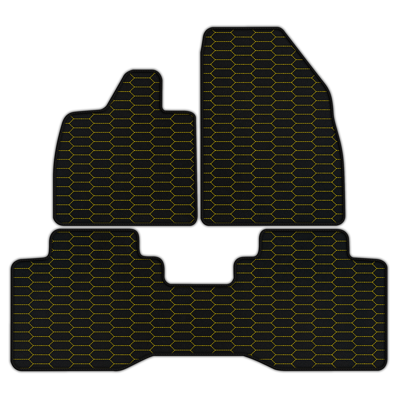 Customizable Leather Floor Mats with Raptor Hex Pattern for Lotus Eletre (2022-2025)