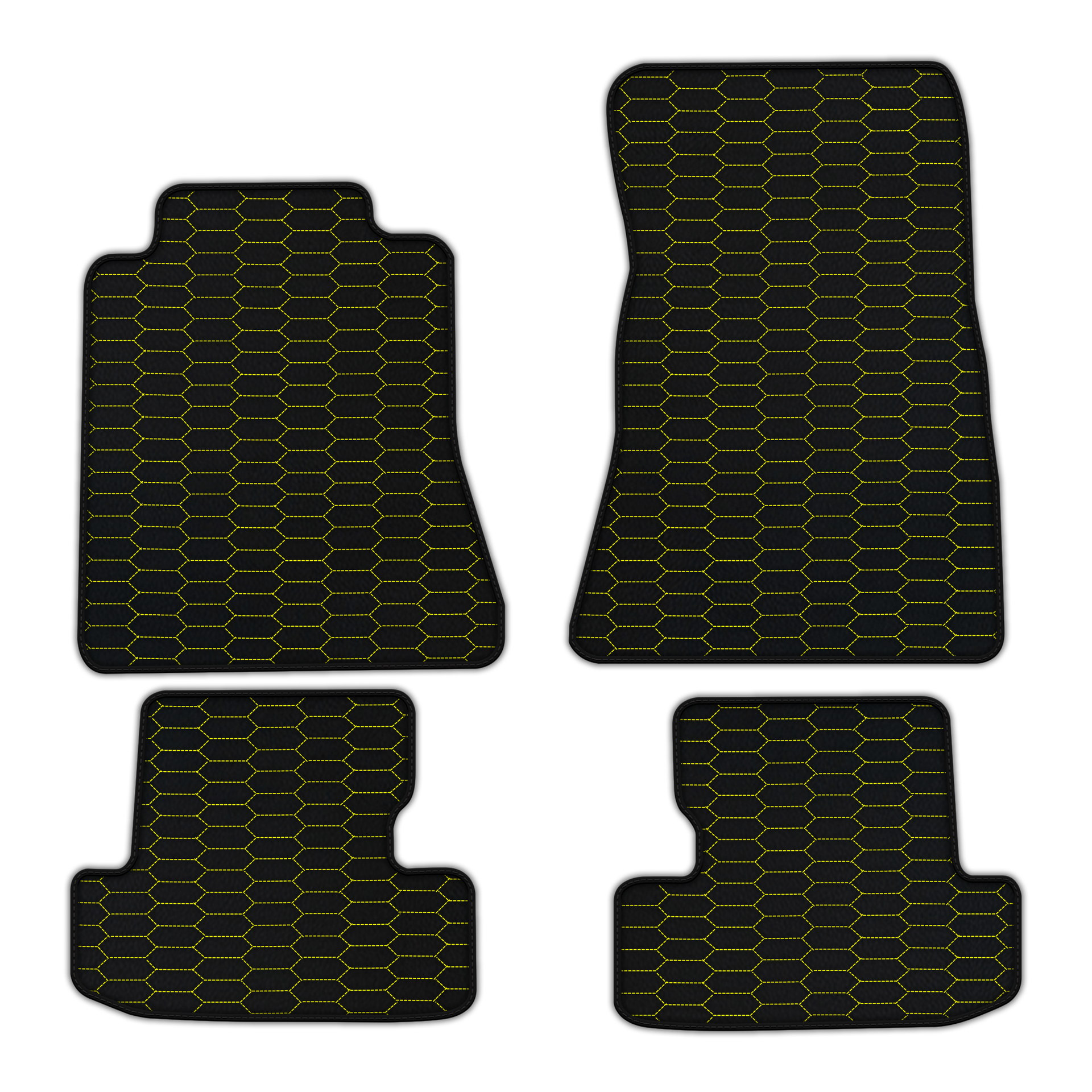 Customizable Leather Floor Mats for Ford Mustang VI (2015-2023)