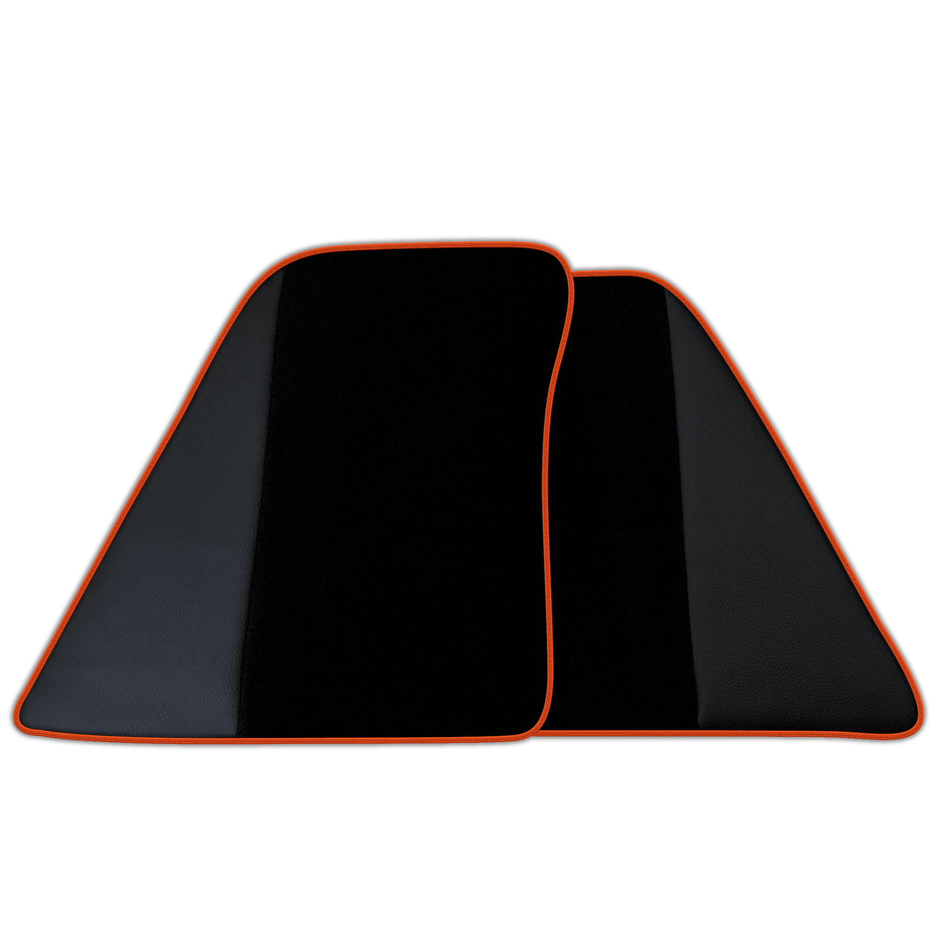 Black Floor Mats for Ferrari 296 GTS (2022-2025) with Leather | Various Trim Colors