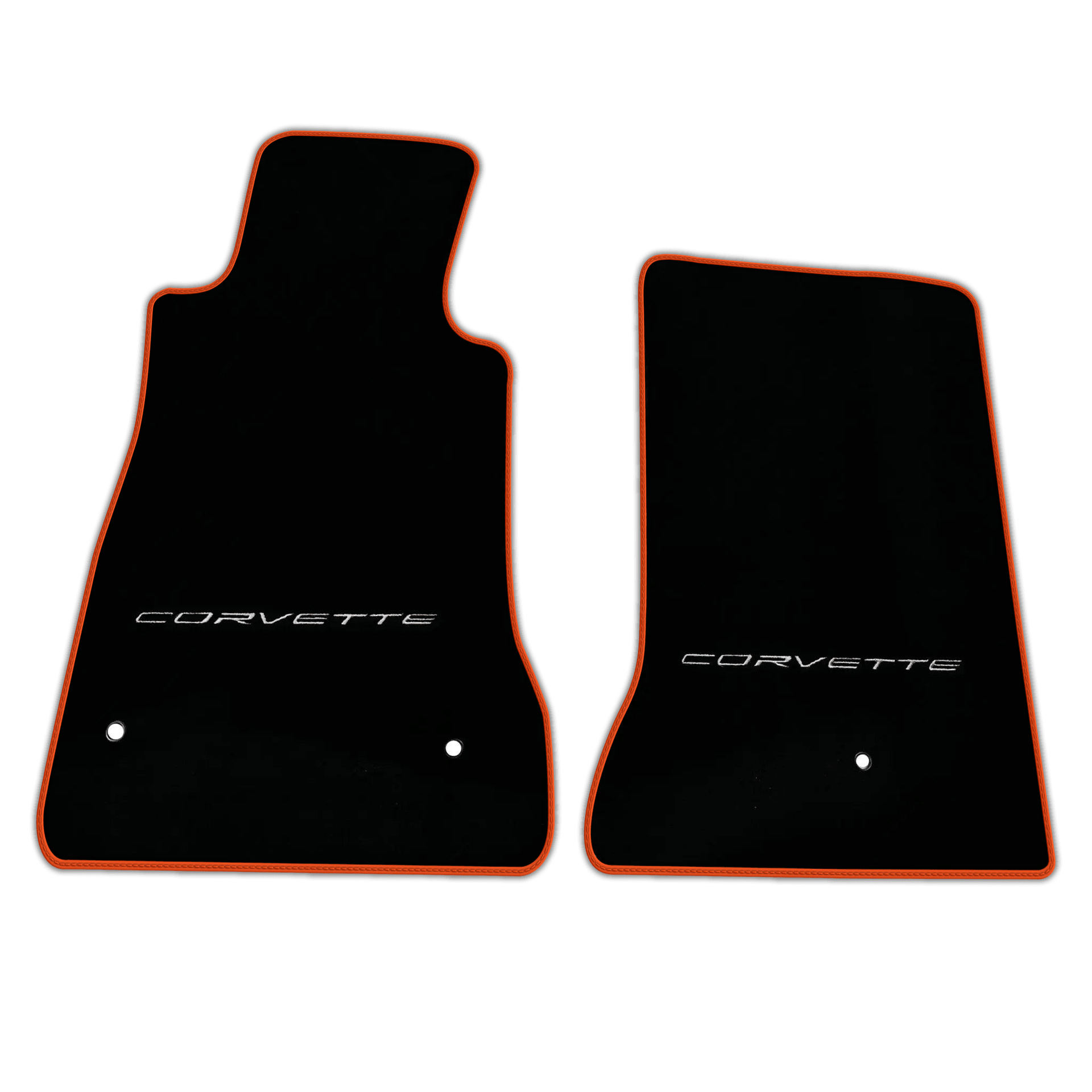 Black Floor Mats for Chevrolet Corvette C6 (2005-2013) | Various Trim Colors