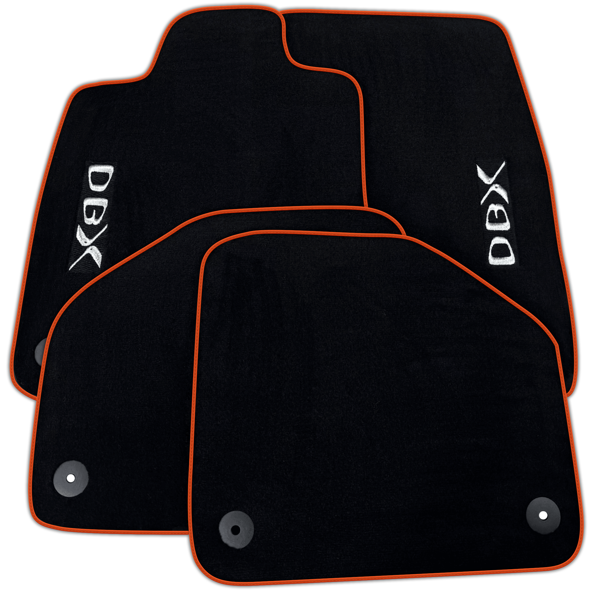 Black Floor Mats for Aston Martin DBX (2020–2023)