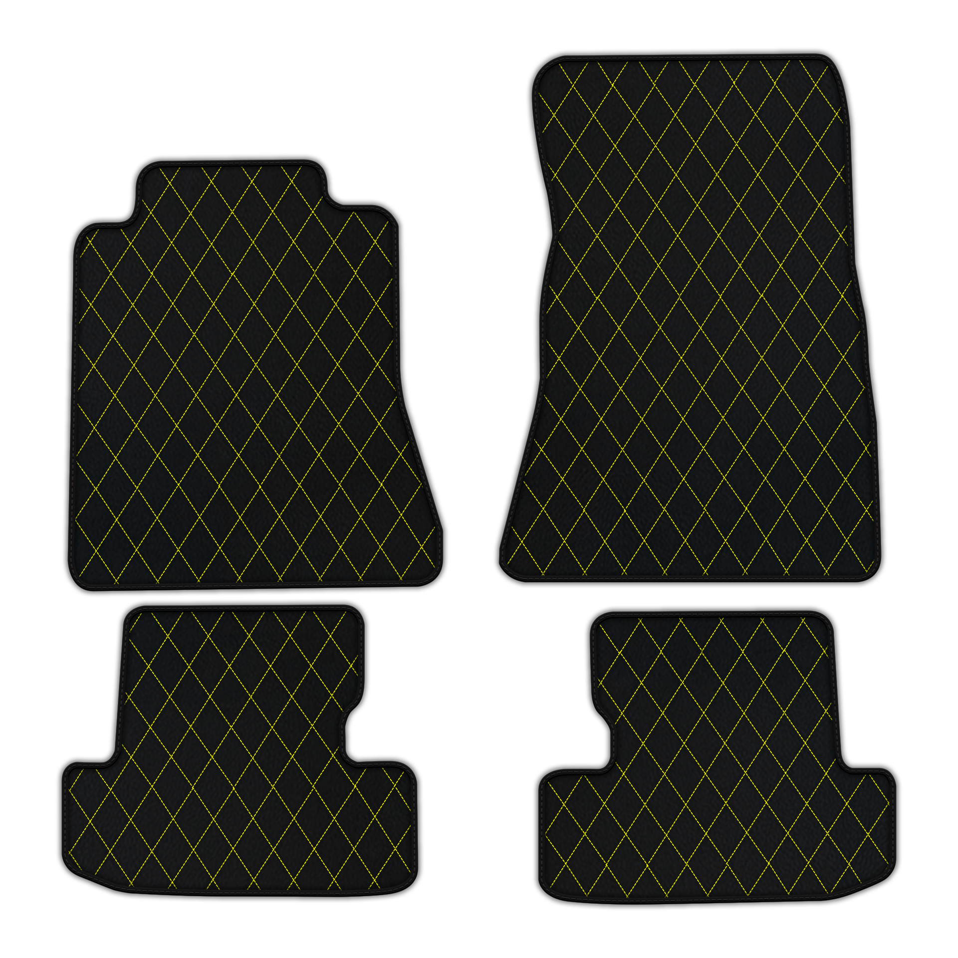 Premium Custom Leather Floor Mats for Ford Mustang VI (2015-2023)