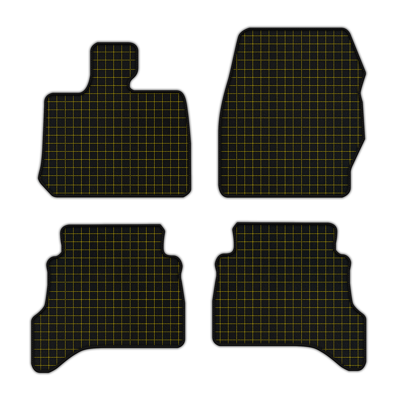 Customizable Leather Floor Mats with Square Pattern for Range Rover Sport L460 (2022-2024) Short/Long Wheelbase