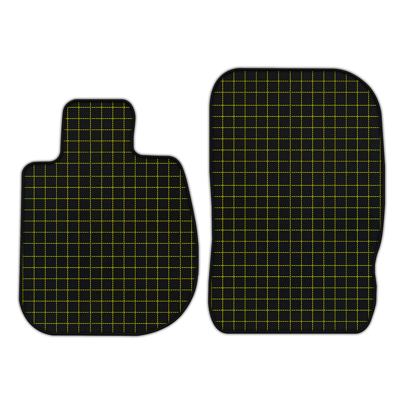Customizable Leather Floor Mats with Square Pattern for BMW Z4 Series E85 Convertible (2003-2008)