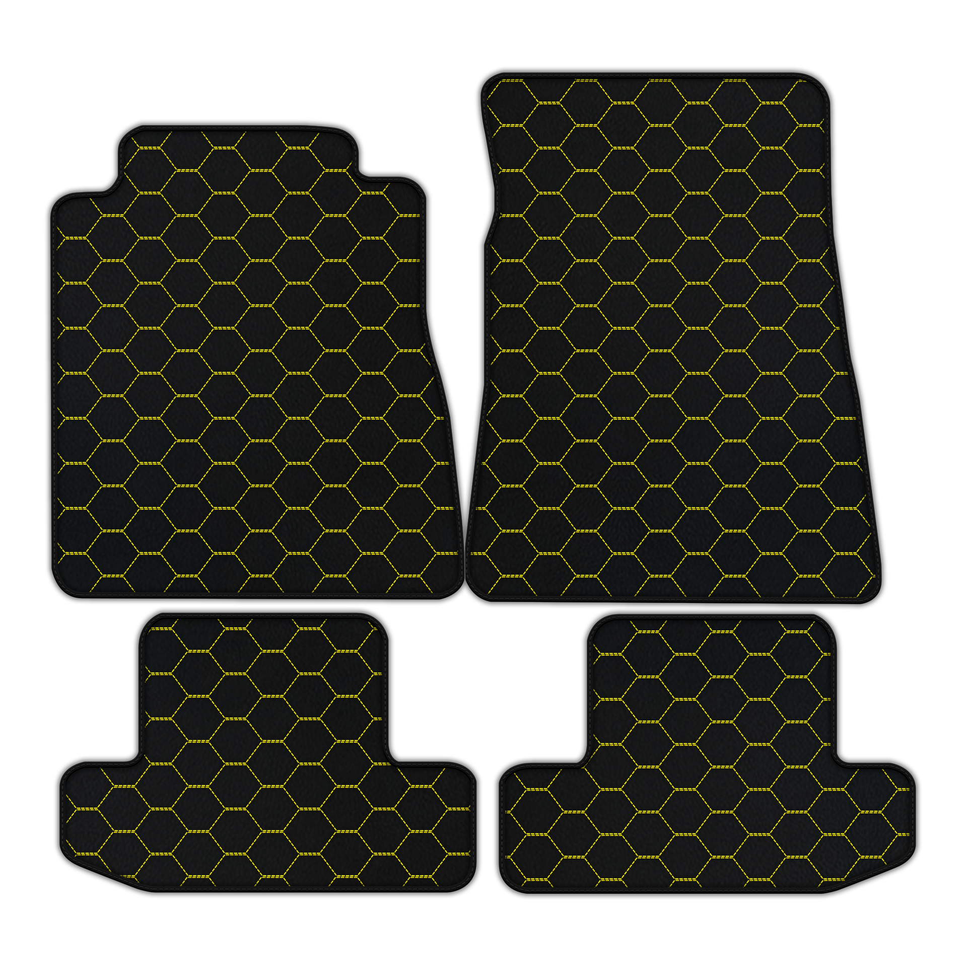 Premium Custom Leather Floor Mats for Ford GT350 Shelby (2015-2021)