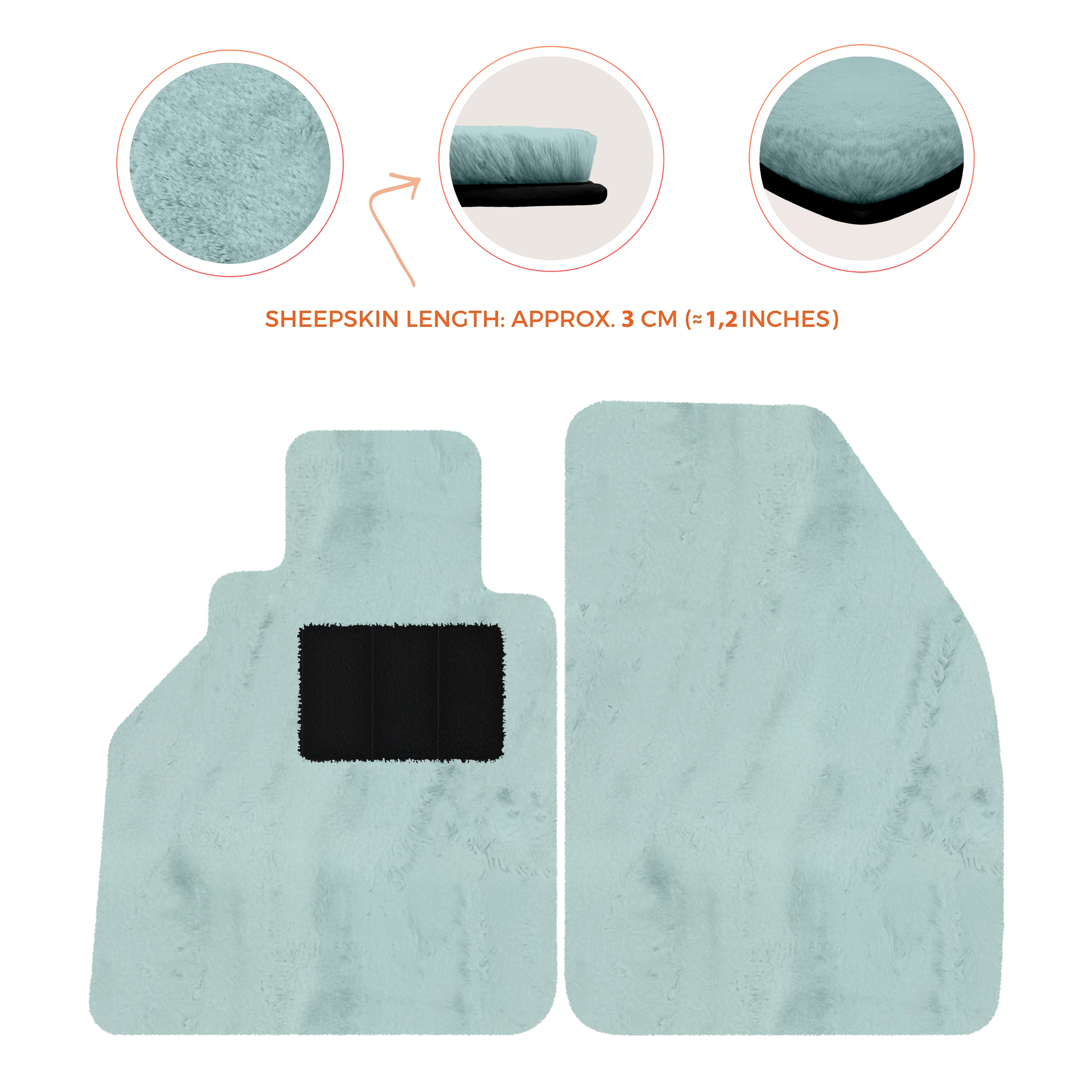 Dark Blue Floor Mats for Porsche 986 Boxster (1996-2004) - AutoWin