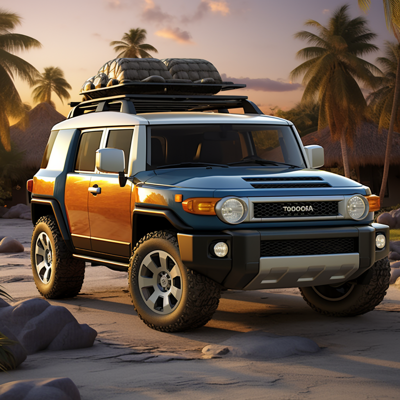 Niestandardowe dywaniki podłogowe dostosowane do Toyoty FJ Cruiser (2006-2023)