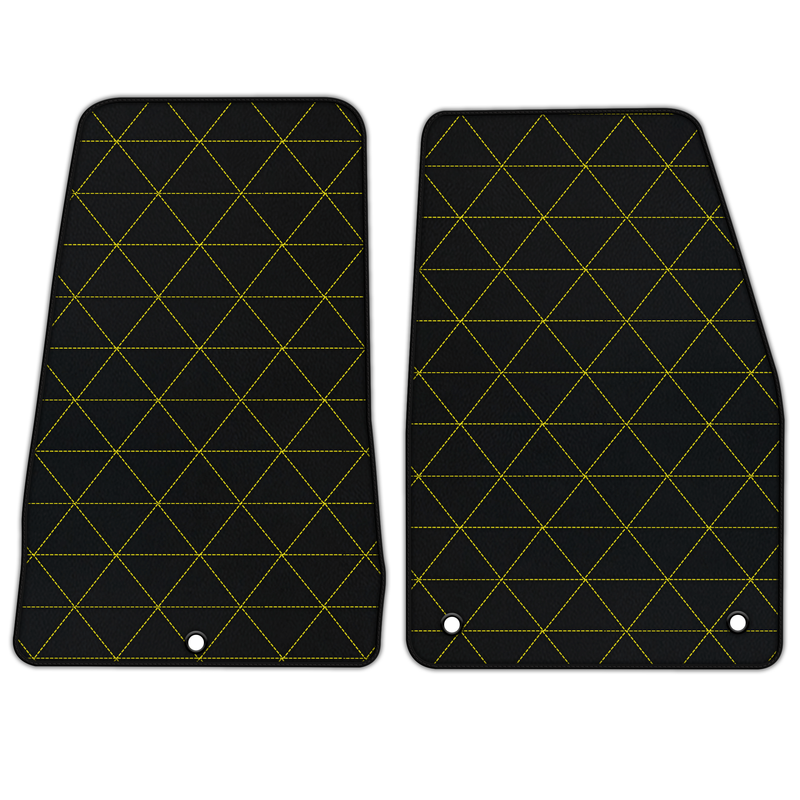 Customizable Triangle Pattern Floor Mats for Dodge Viper (2003-2006)