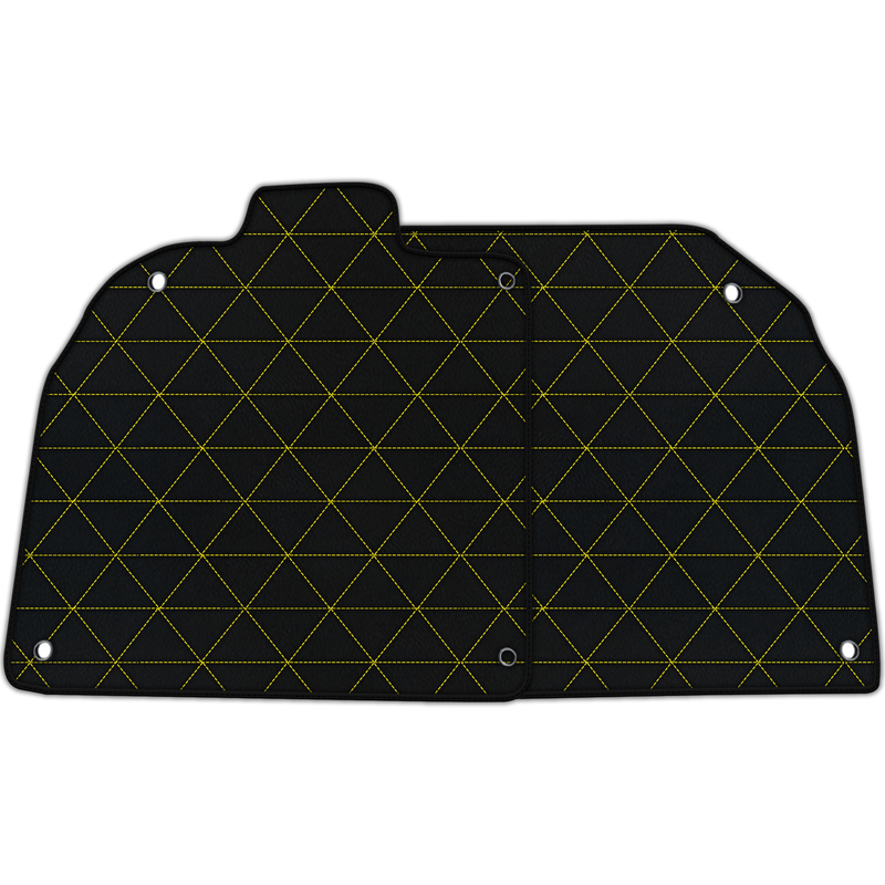 Customizable Leather Floor Mats with Triangle Pattern for Lamborghini Aventador SV (2012-2022)