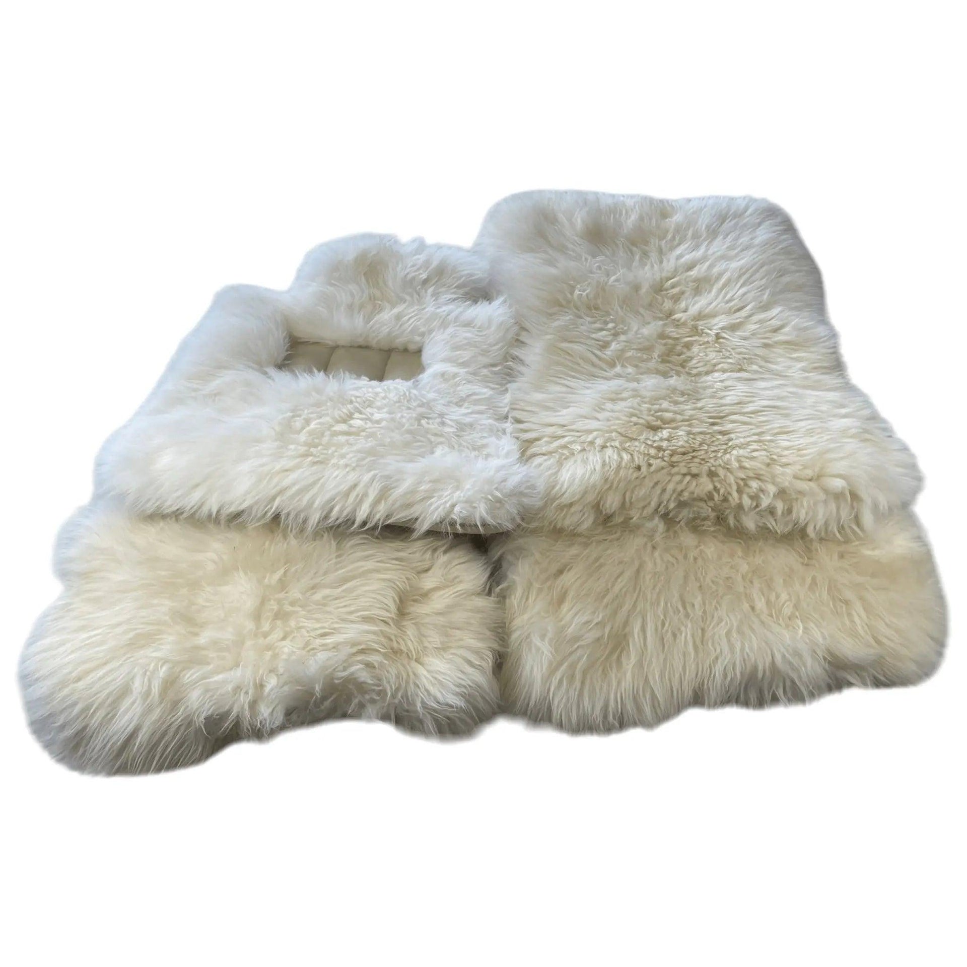 Various Colors of Sheepskin Floor Mats Tailored for the Lexus LX 470 (1998-2006) - AutoWin