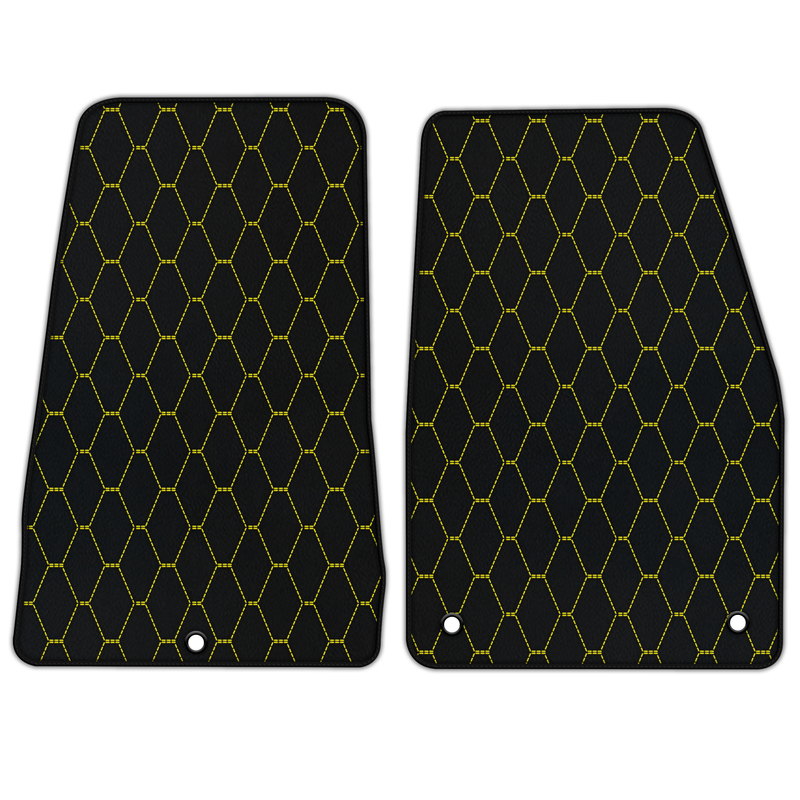 Customizable Vertical Hex Pattern Floor Mats for Dodge Viper (2003-2006)