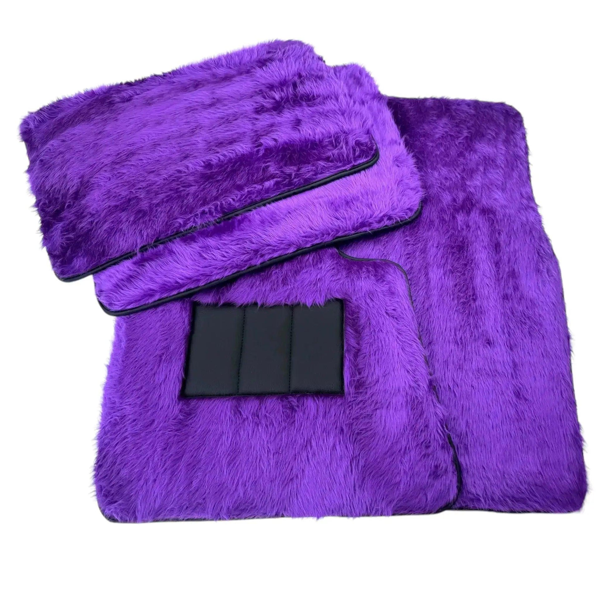 Violet Sheepskin Floor Mats for Rolls-Royce Ghost Series II (2021-2024) - AutoWin