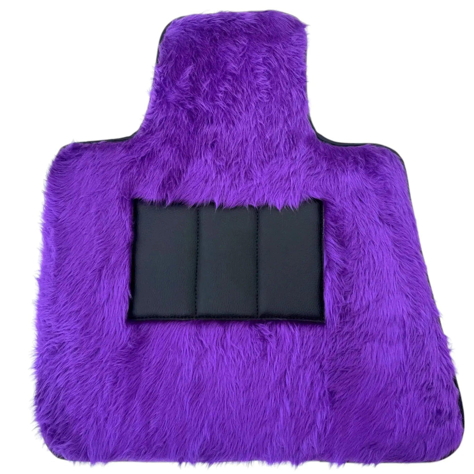 Violet Sheepskin Floor Mats for Rolls-Royce Wraith (2013-2023) - AutoWin