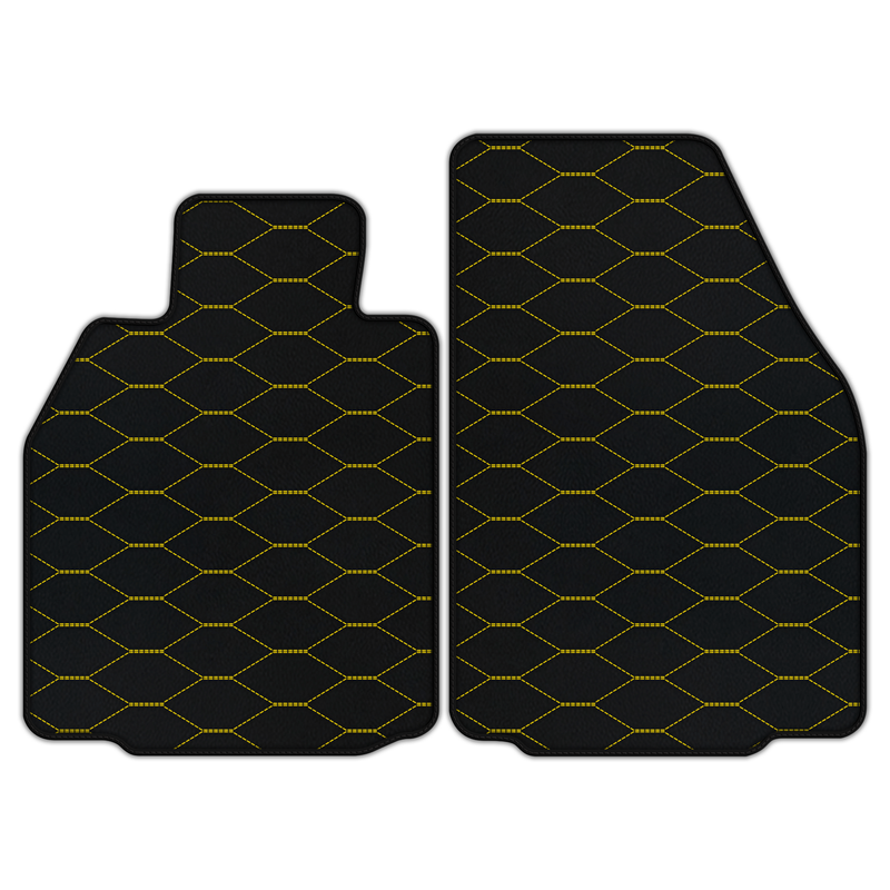 Customizable Leather Floor Mats with Viper Hex Pattern for Porsche 911 GT3 (997) 2006–2011