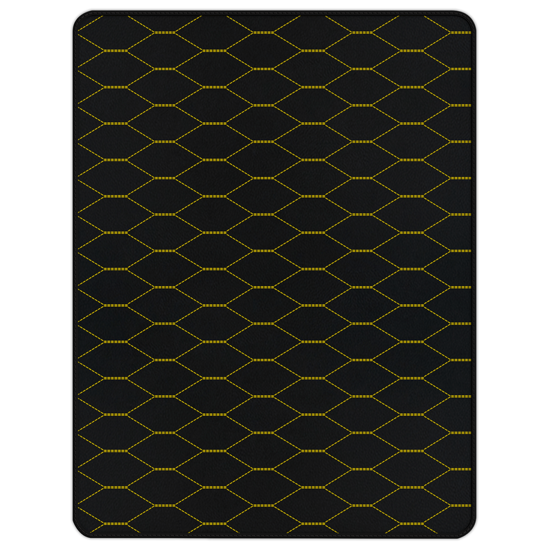 Customizable Leather Trunk Floor Mats with Viper Hex Pattern for Ferrari 488 Pista Spider (2019-2021)