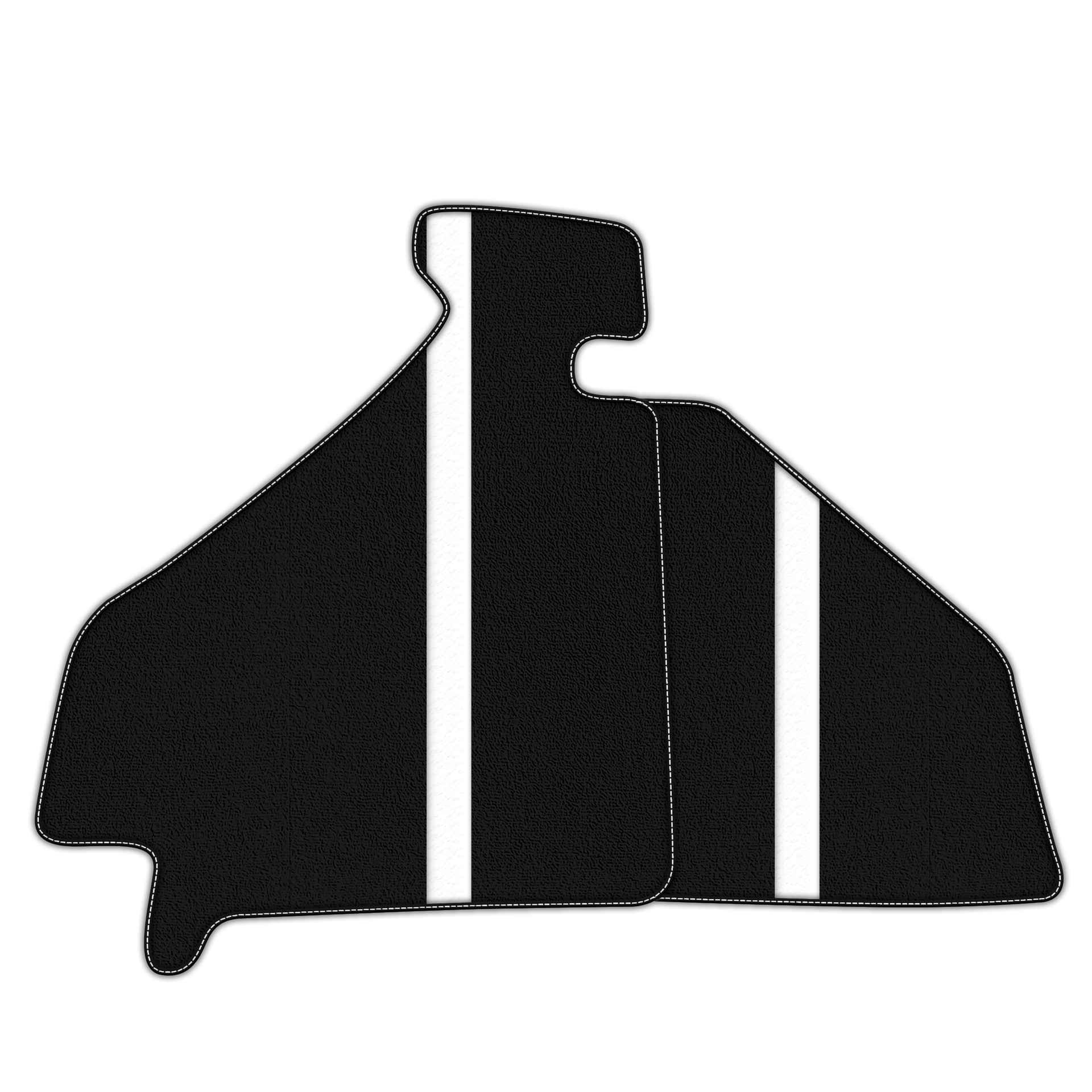 Luxury Black Floor Mats for Ferrari 550 Maranello (1996-2002)