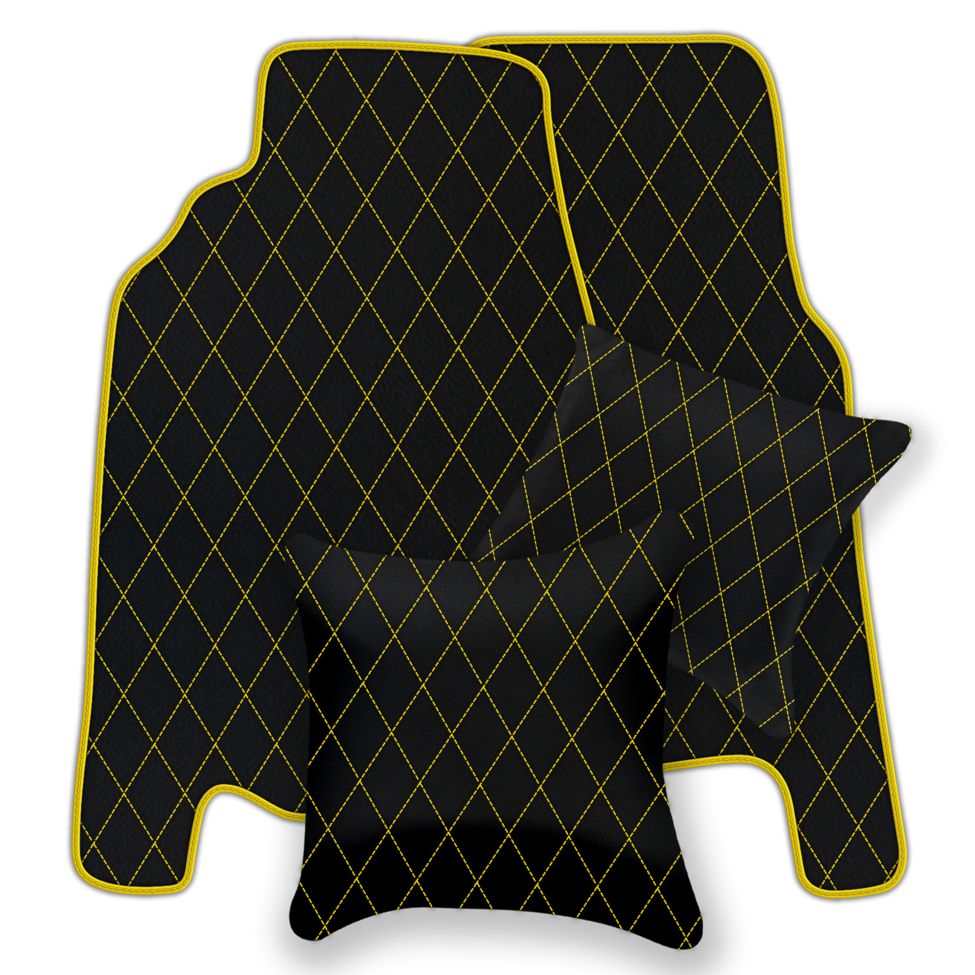 Premium Black Leather Floor Mats for Ferrari 458 Italia (2009-2015)