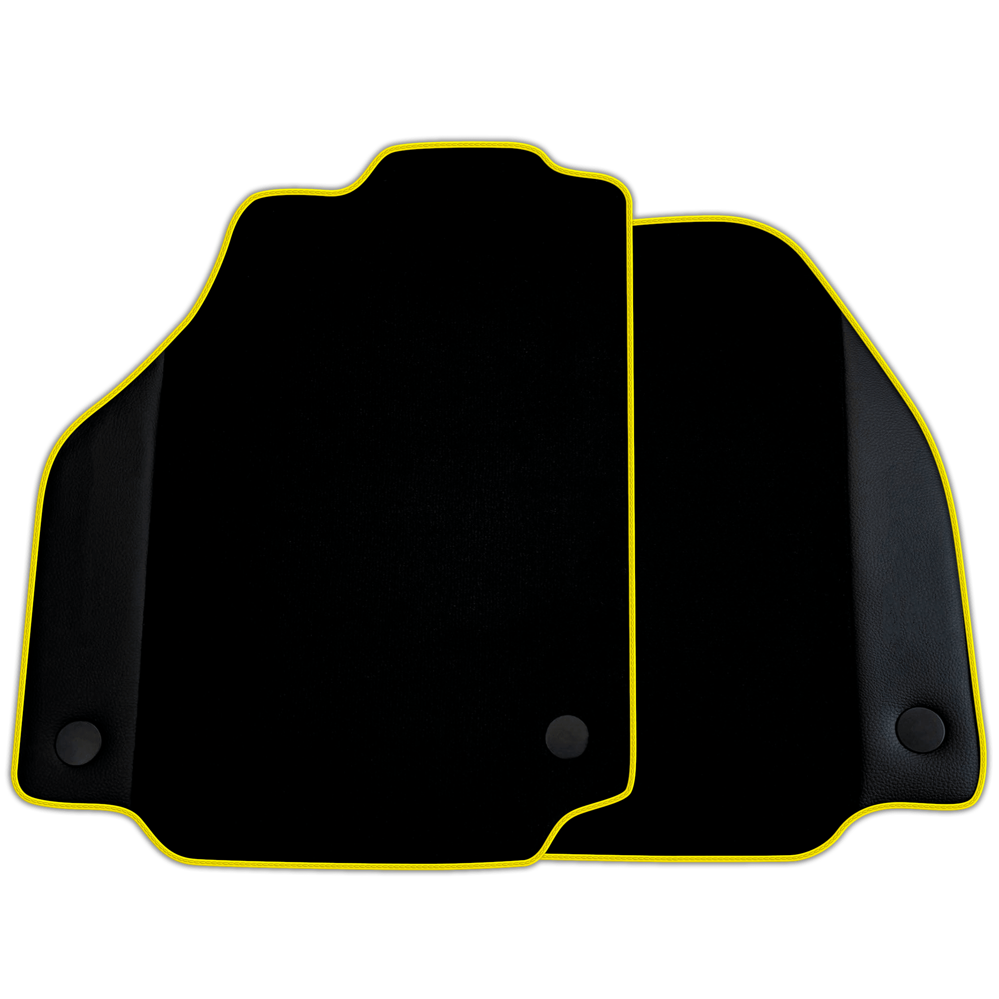 Custom Black Floor Mats for Ferrari 488 Spider (2016-2022) with Leather | Various Trim Colors