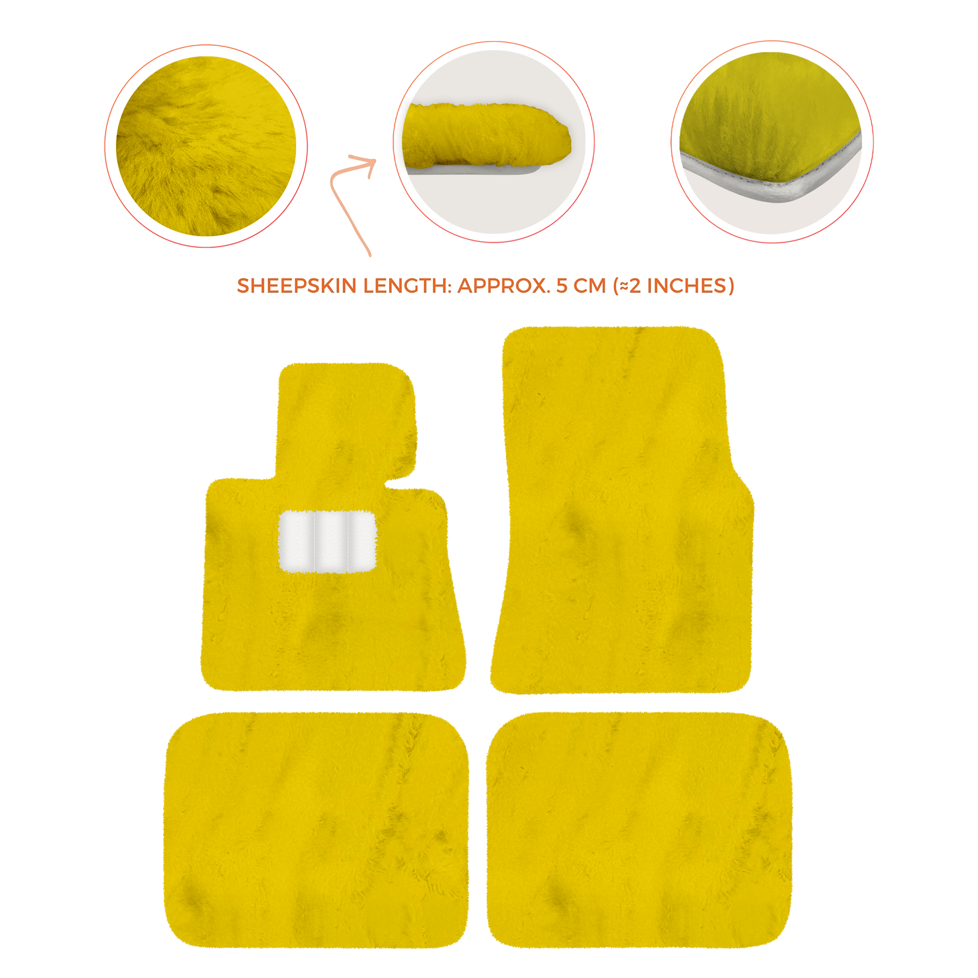 Luxury Sheepskin Floor Mats for Rolls-Royce Ghost Series I (2010-2014)