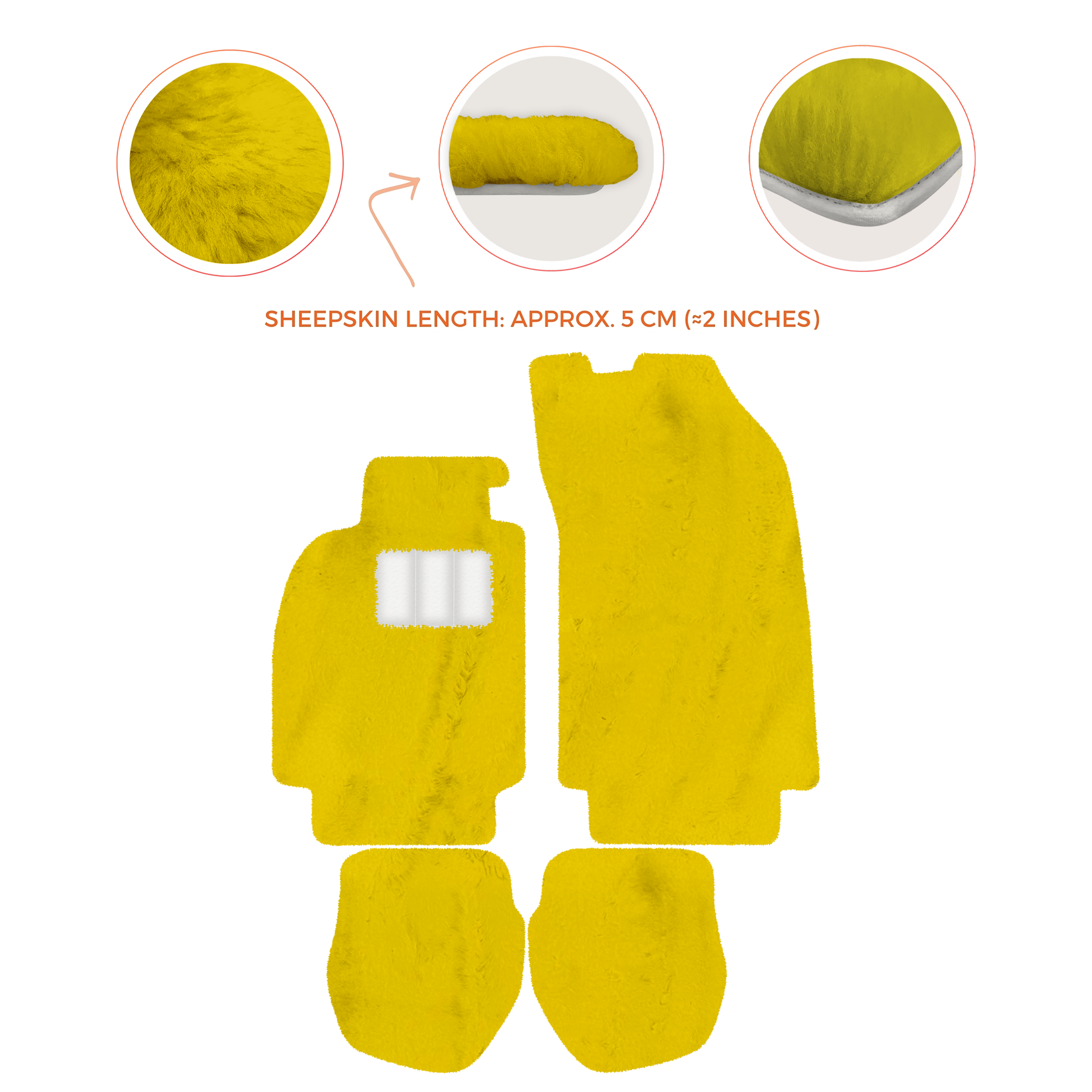 Customizable Leather Floor Mats with Hex Pattern for Porsche 964 (1989-1994) - AutoWin