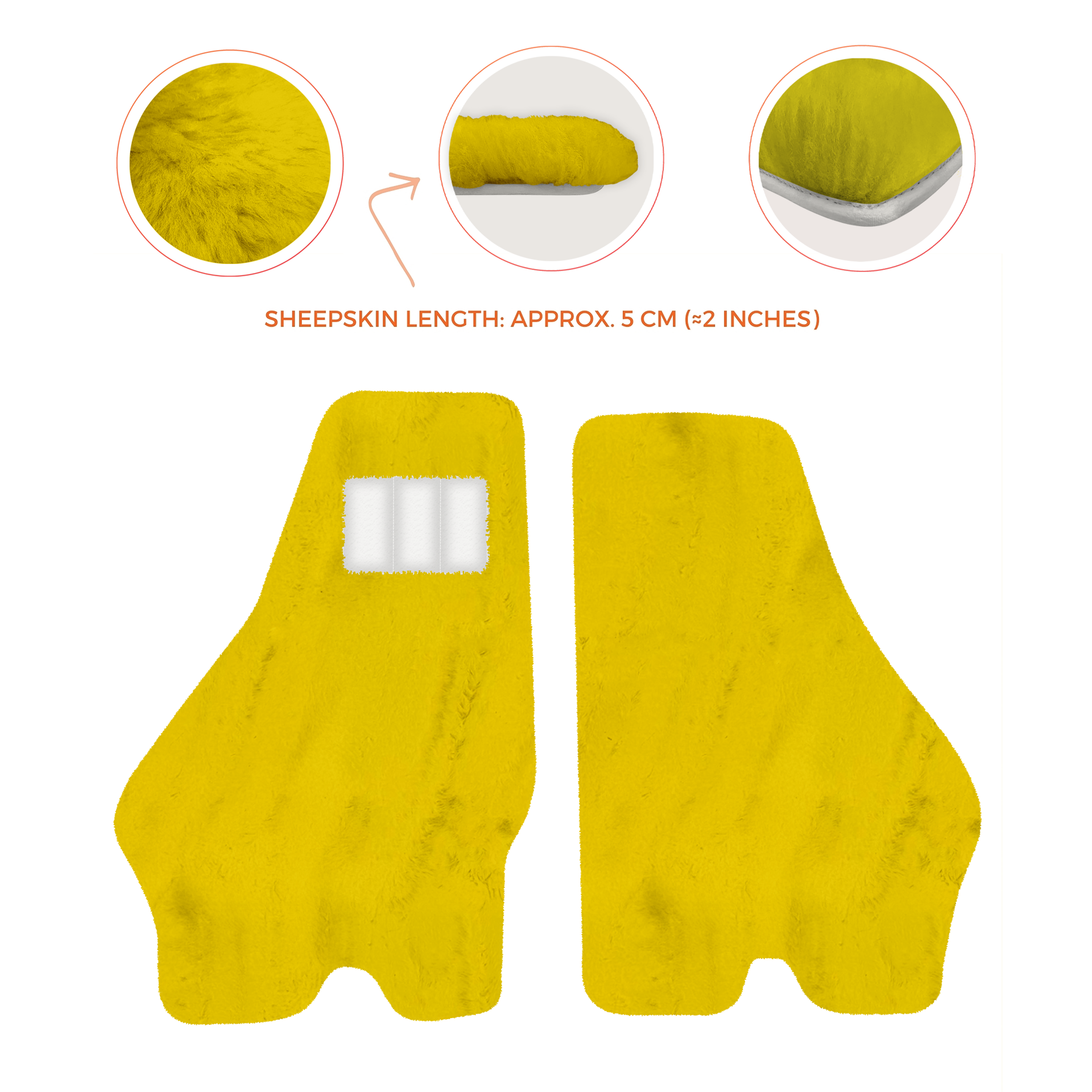 Luxury Sheepskin Floor Mats for Lamborghini Urus (2018-2026)