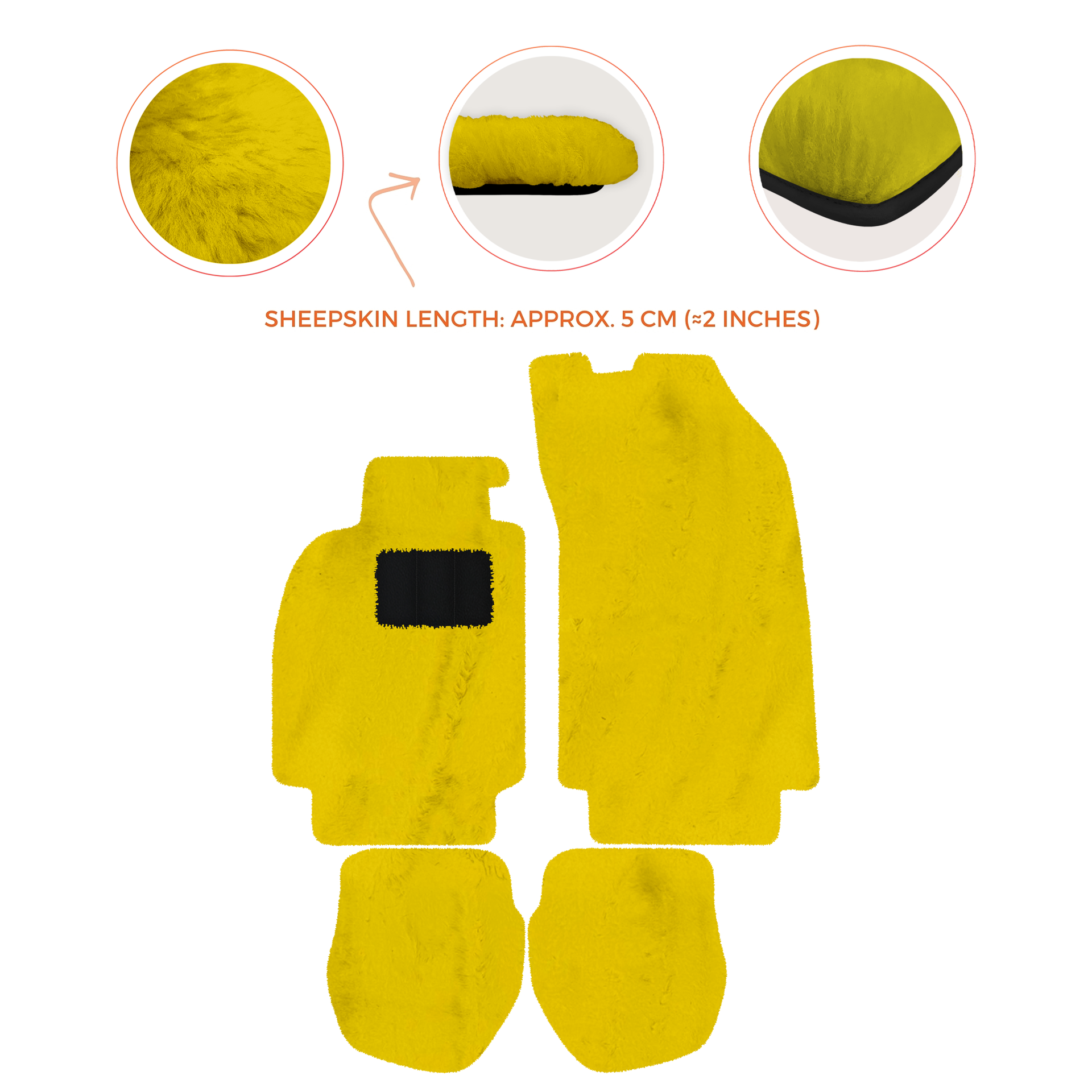 Customizable Leather Floor Mats with Hex Pattern for Porsche 964 (1989-1994) - AutoWin