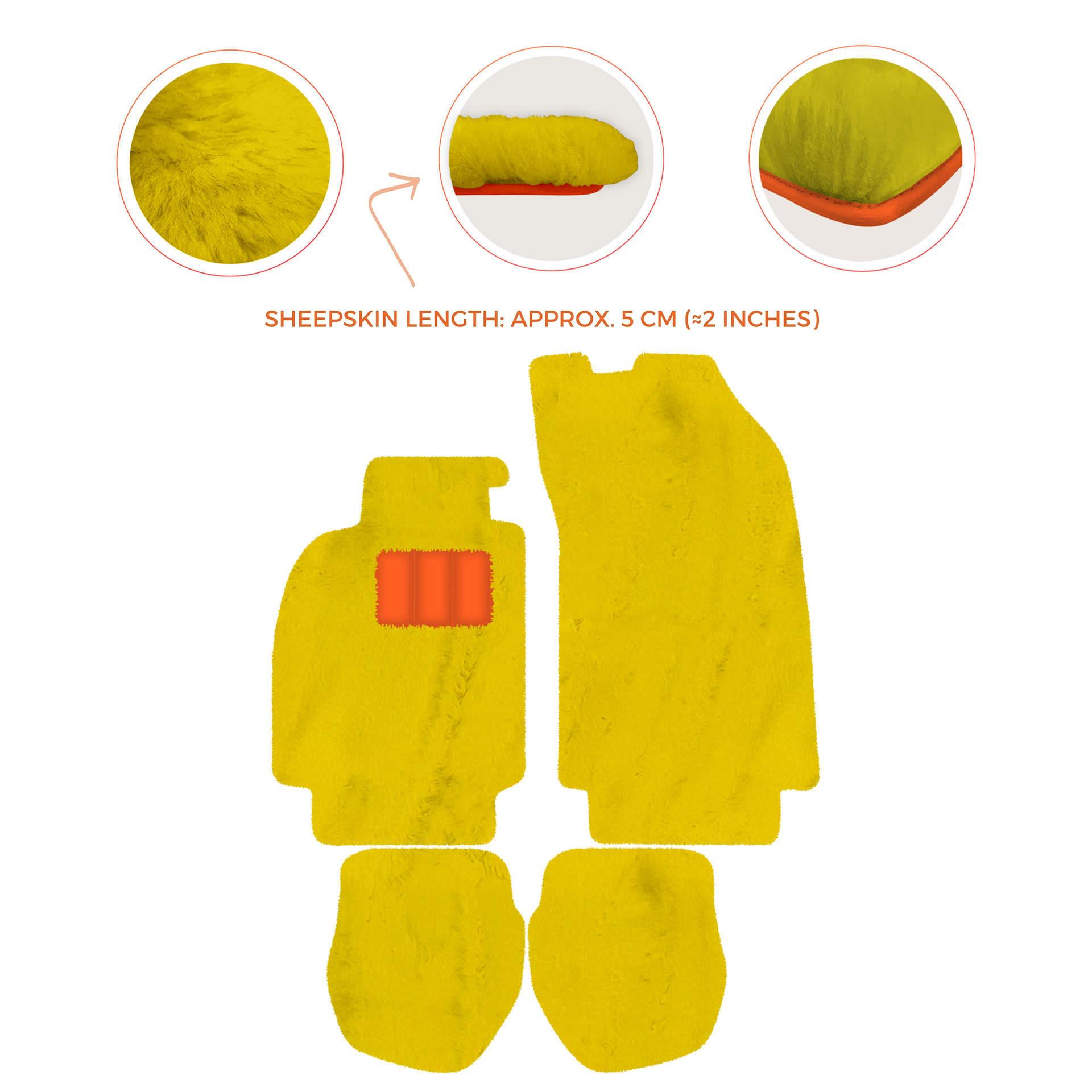 Customizable Leather Floor Mats with Hex Pattern for Porsche 964 (1989-1994) - AutoWin