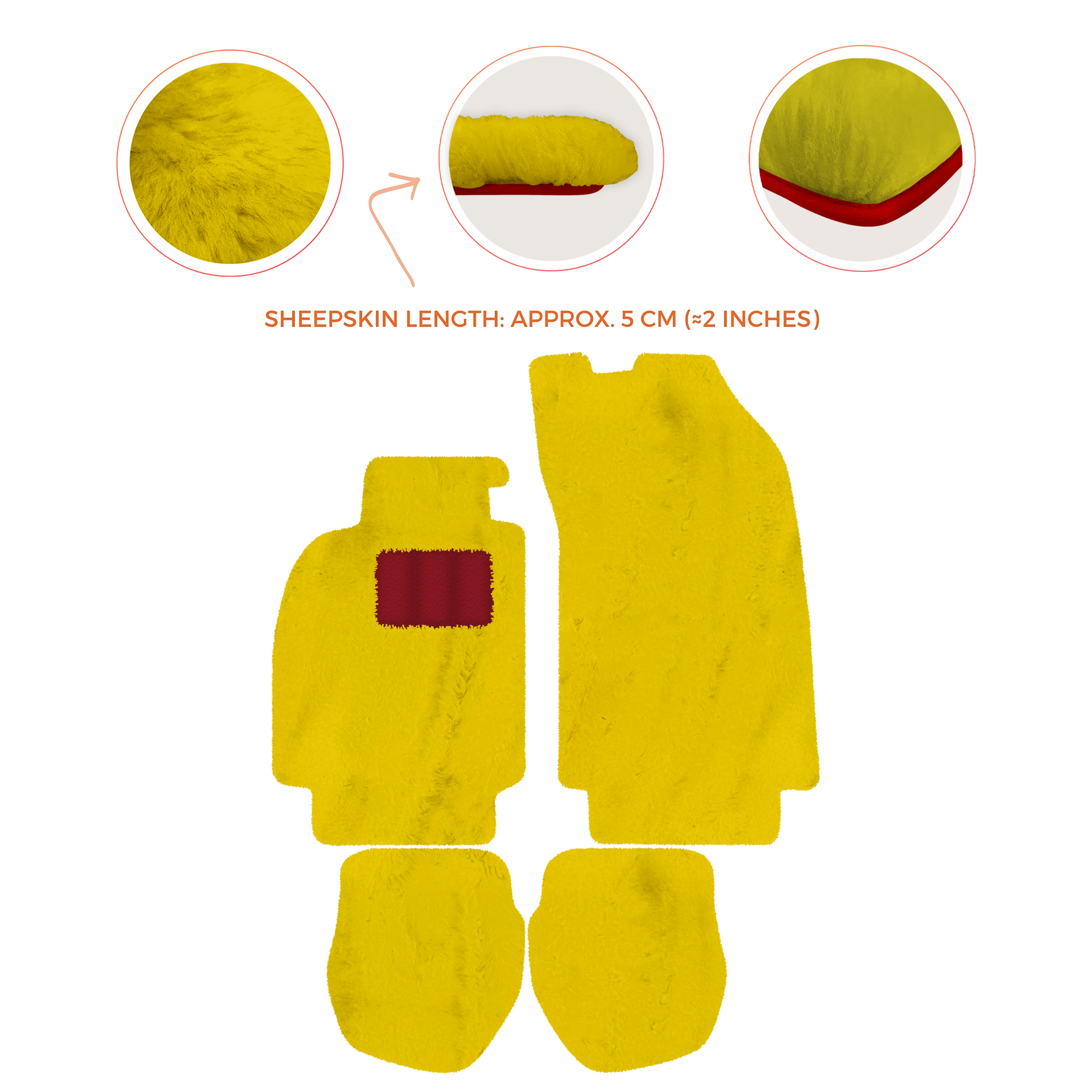 Customizable Leather Floor Mats with Hex Pattern for Porsche 964 (1989-1994) - AutoWin