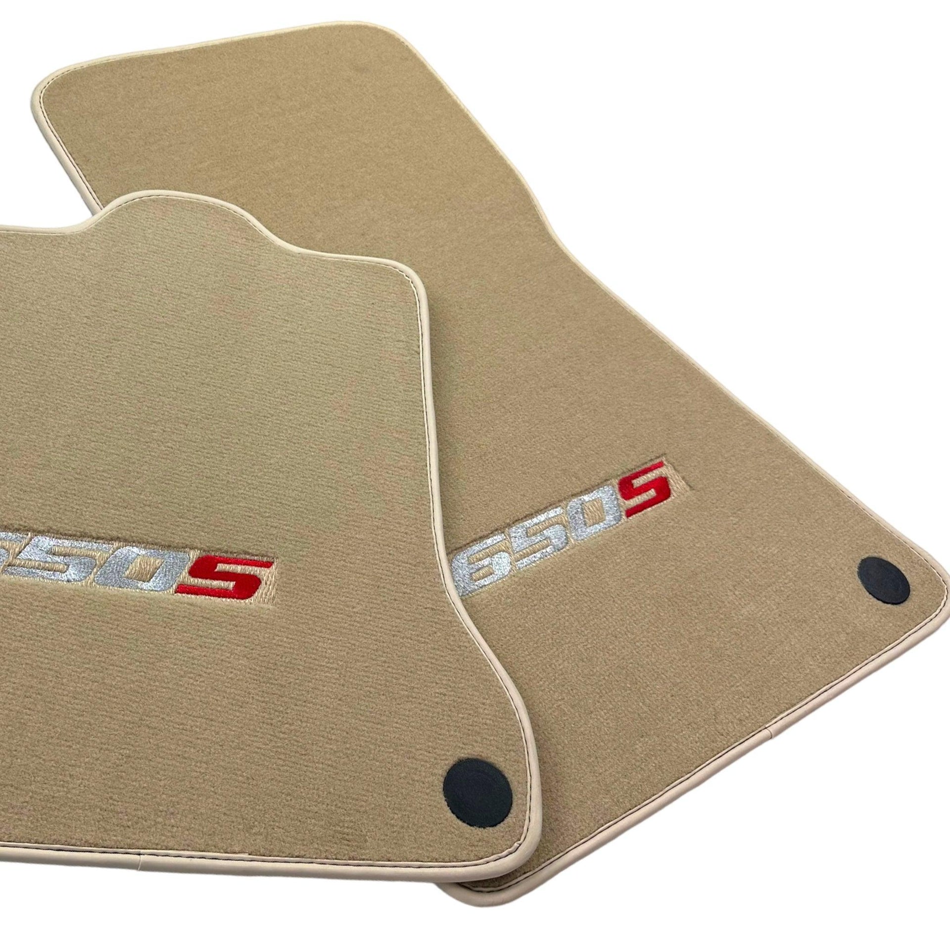 Beige Floor Mats For McLaren 650S Tailored - AutoWin